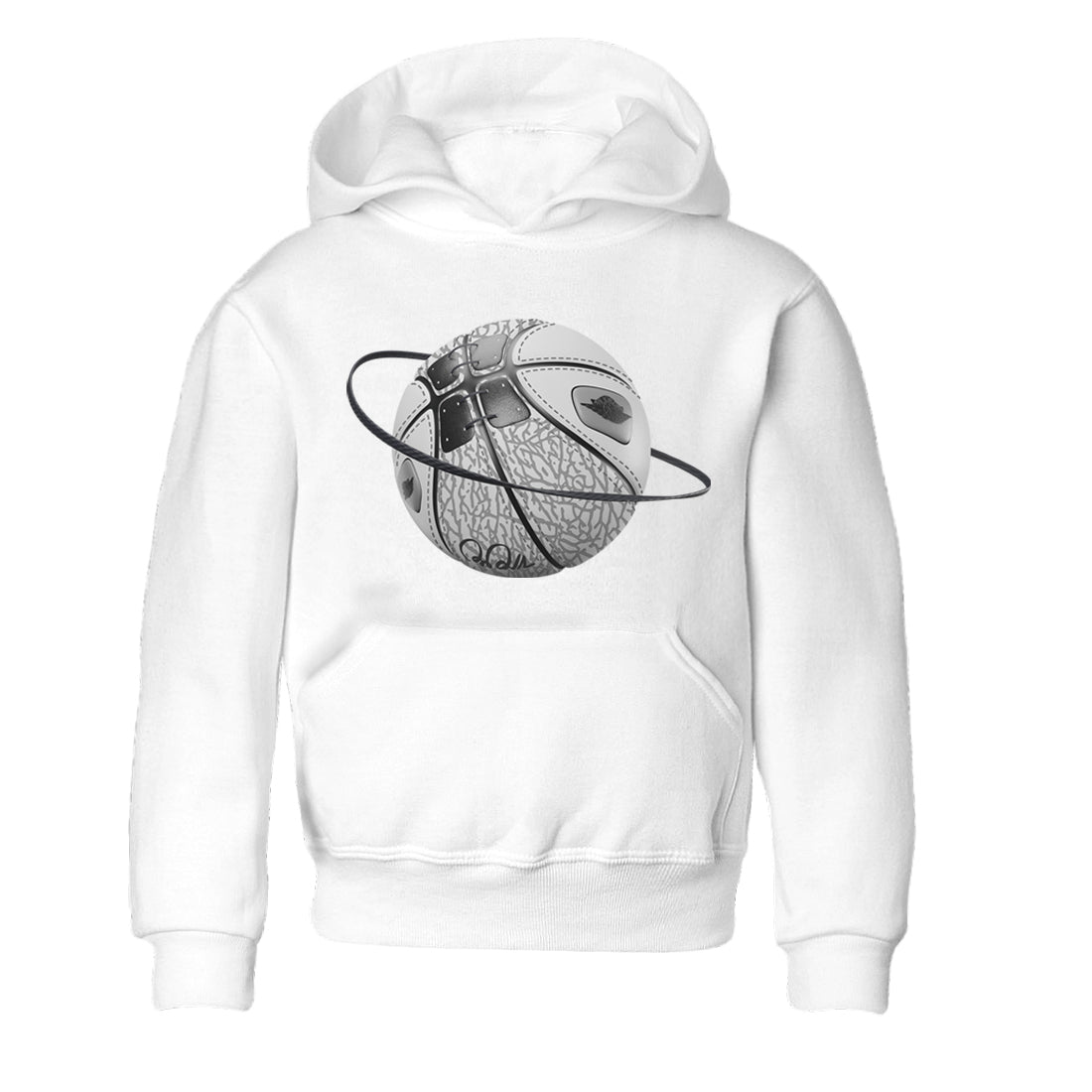 Jordan 1 High White Cement Sneaker Matching T-Shirt Basketball Planet Sneaker Tees Jordan 1 High White Cement Sneaker Release Tees Kids Shirts