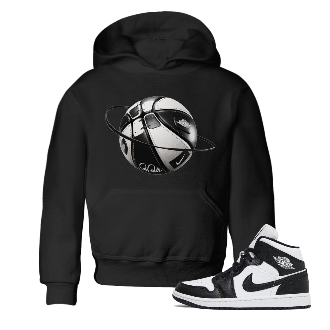 Air Jordan 1 Homage Basketball Planet Baby and Kids Sneaker Tees AJ1 Homage Kids Sneaker Tees Washing and Care Tip