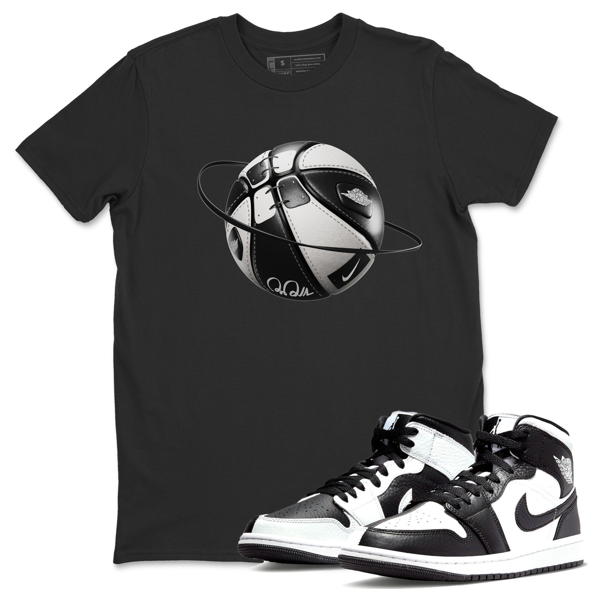 Air Jordan 1 Homage Shirt To Match Jordans Basketball Planet Sneaker Tees AJ1 Homage Drip Gear Zone Sneaker Matching Clothing Unisex Shirts Black 1