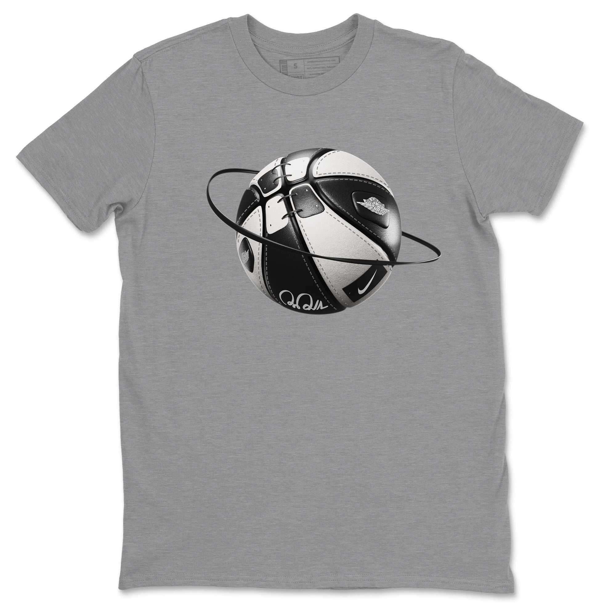 Air Jordan 1 Homage Shirt To Match Jordans Basketball Planet Sneaker Tees AJ1 Homage Drip Gear Zone Sneaker Matching Clothing Unisex Shirts Heather Grey 2