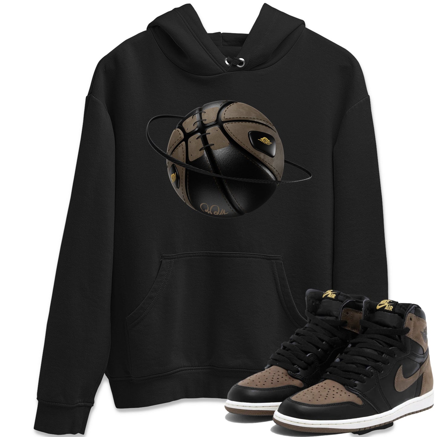 Air Jordan 1 Palomino shirt to match jordans Basketball Planet Streetwear Sneaker Shirt AJ1 High Palomino Drip Gear Zone Sneaker Matching Clothing Unisex Black 1 T-Shirt