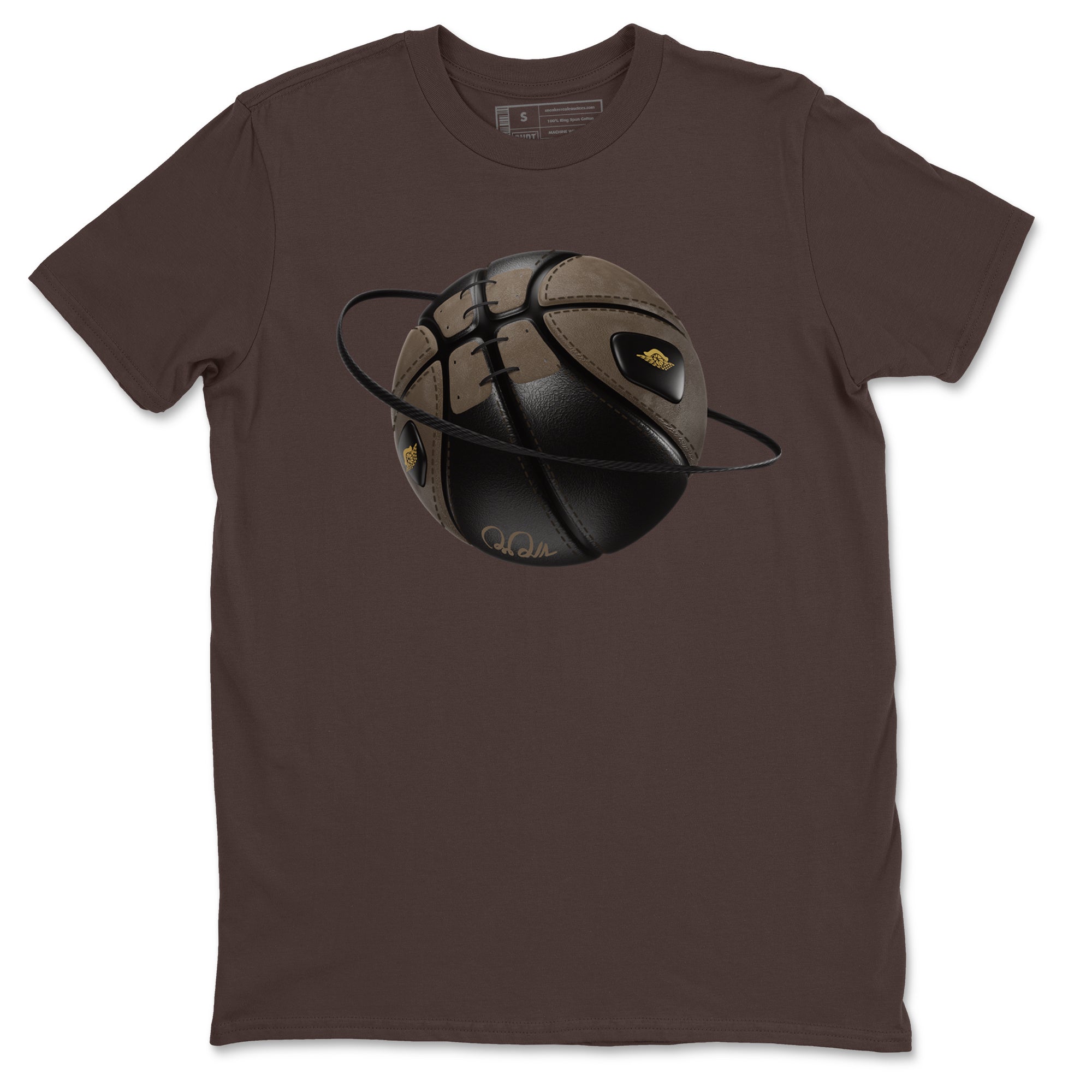 Air Jordan 1 Palomino shirt to match jordans Basketball Planet Streetwear Sneaker Shirt AJ1 High Palomino Drip Gear Zone Sneaker Matching Clothing Unisex Dark Chocolate 2 T-Shirt