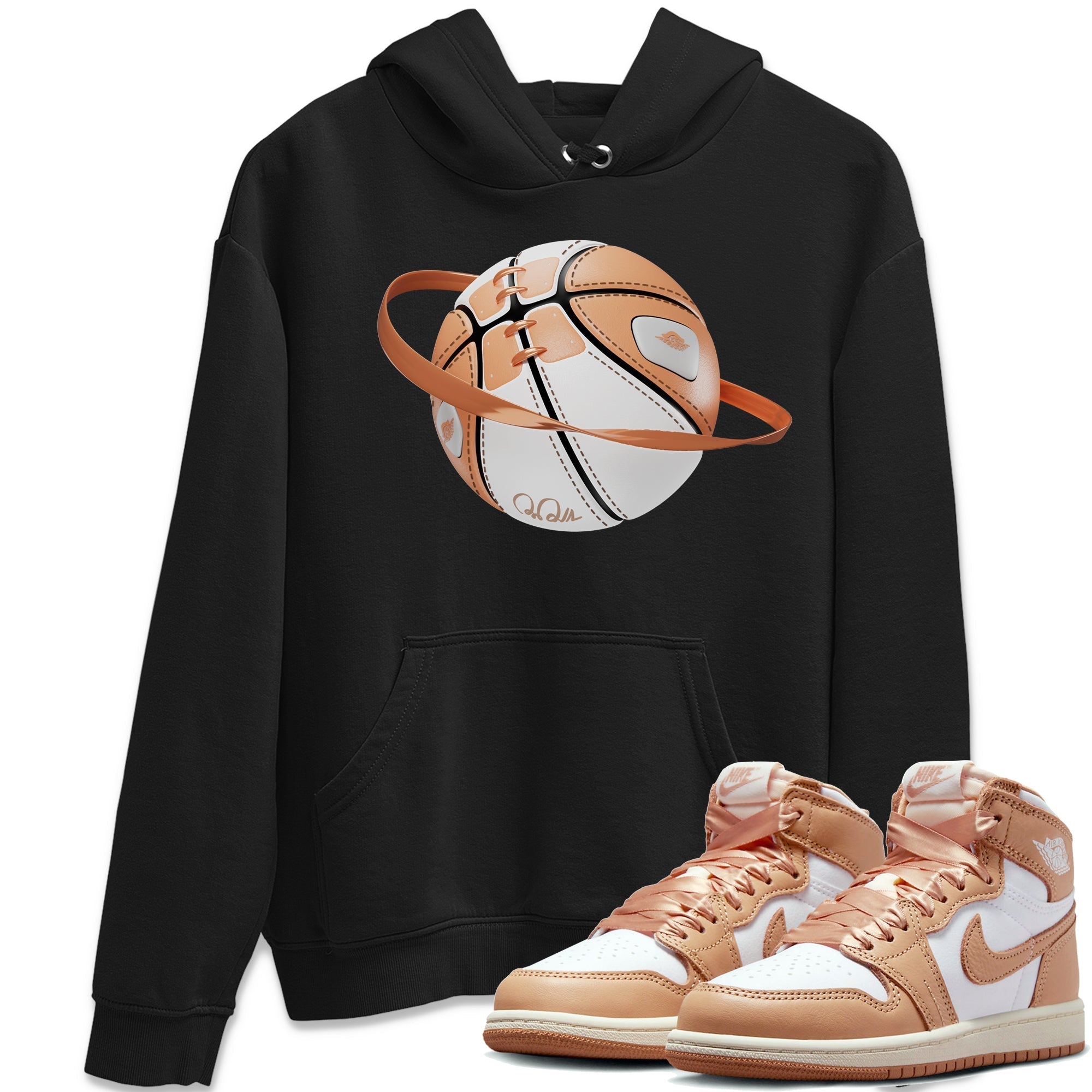 Air Jordan 1 Praline shirt to match jordans Basketball Planet Streetwear Sneaker Shirt AJ1Praline Drip Gear Zone Sneaker Matching Clothing Unisex Black 1 T-Shirt