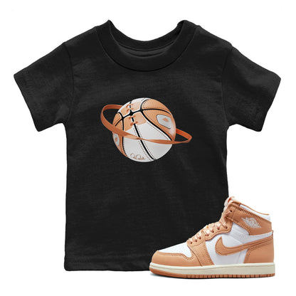 Air Jordan 1 Praline shirt to match jordans Basketball Planet Streetwear Sneaker Shirt AJ1Praline Drip Gear Zone Sneaker Matching Clothing Baby Toddler Black 1 T-Shirt