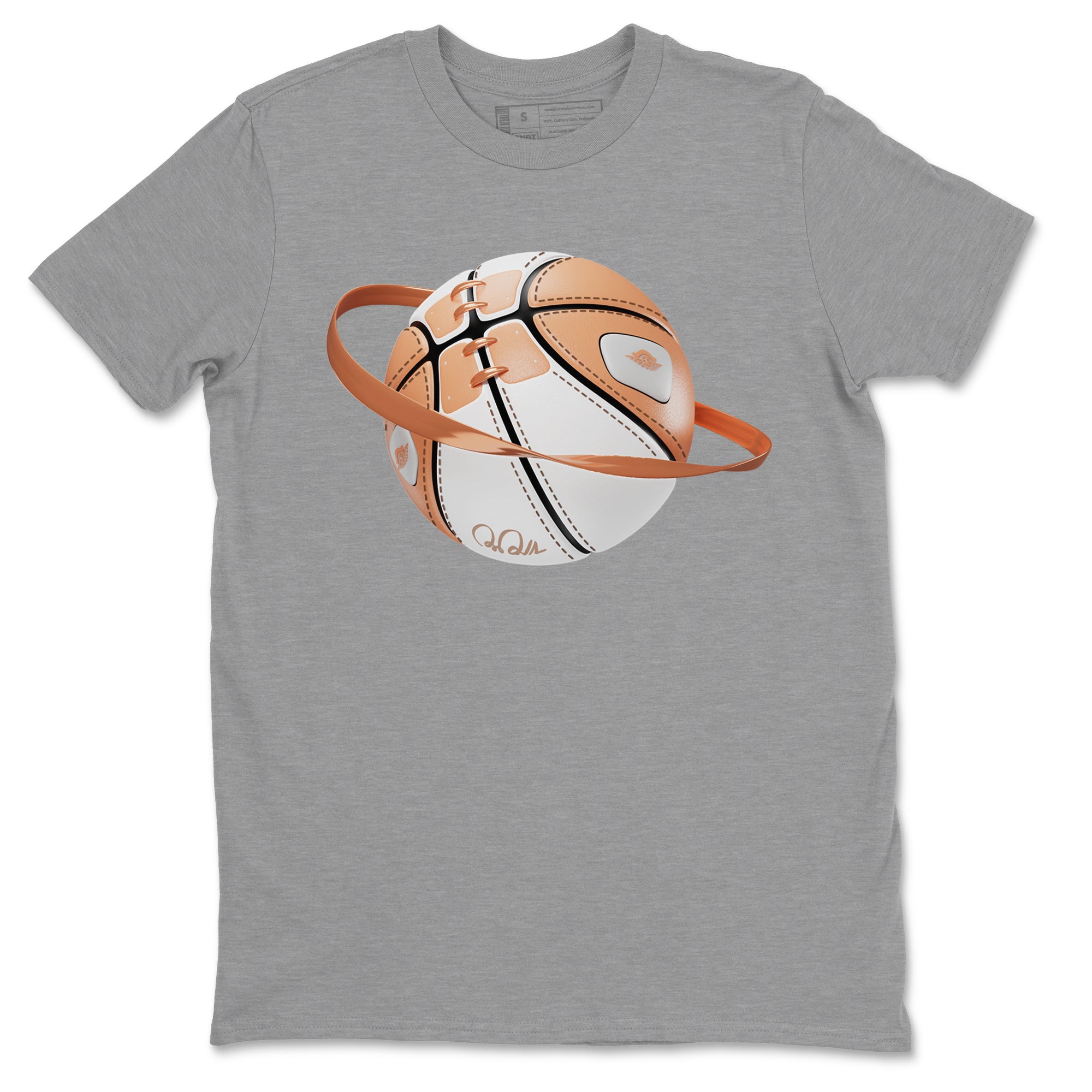 Air Jordan 1 Praline shirt to match jordans Basketball Planet Streetwear Sneaker Shirt AJ1Praline Drip Gear Zone Sneaker Matching Clothing Unisex Heather Grey 2 T-Shirt