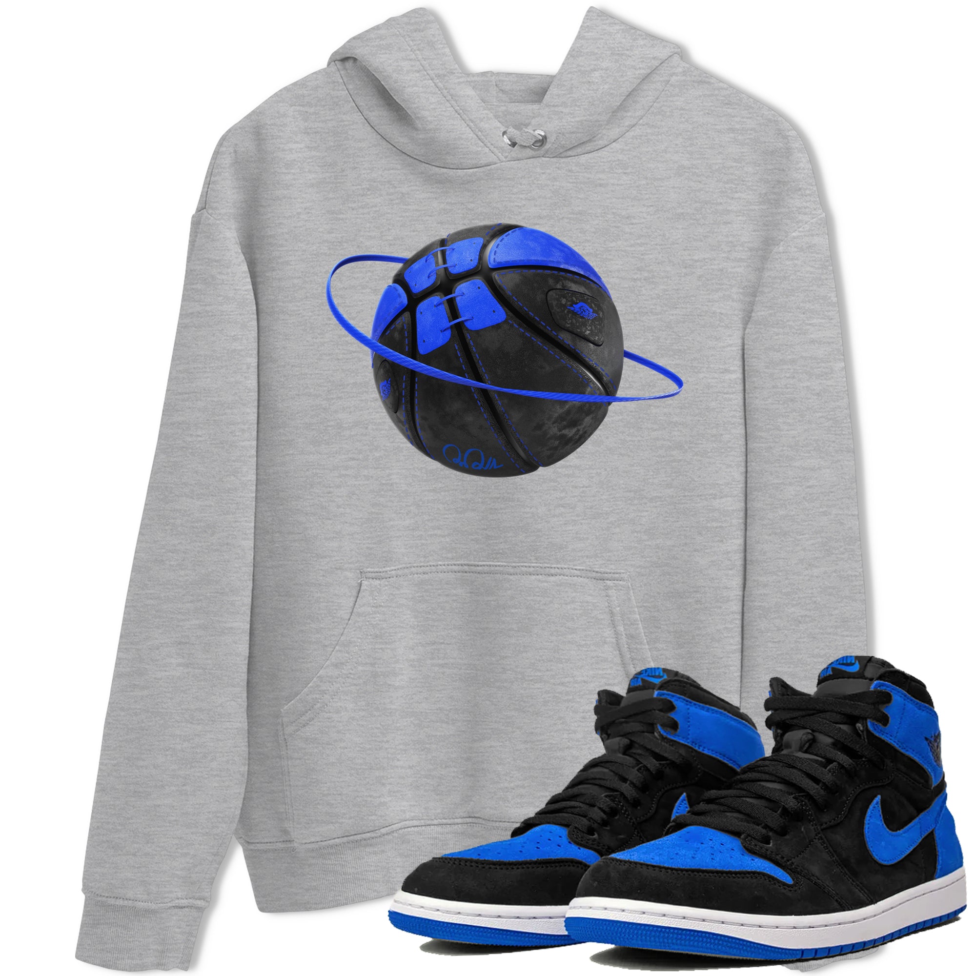 Air Jordan 1 Royal Reimagined shirt to match jordans Basketball Planet sneaker tees AJ1 OG HIGH Royal Reimagined Drip Gear Zone Unisex Sneaker Tees and Sneaker Match T-Shirt Heather Grey 1 T-Shirt