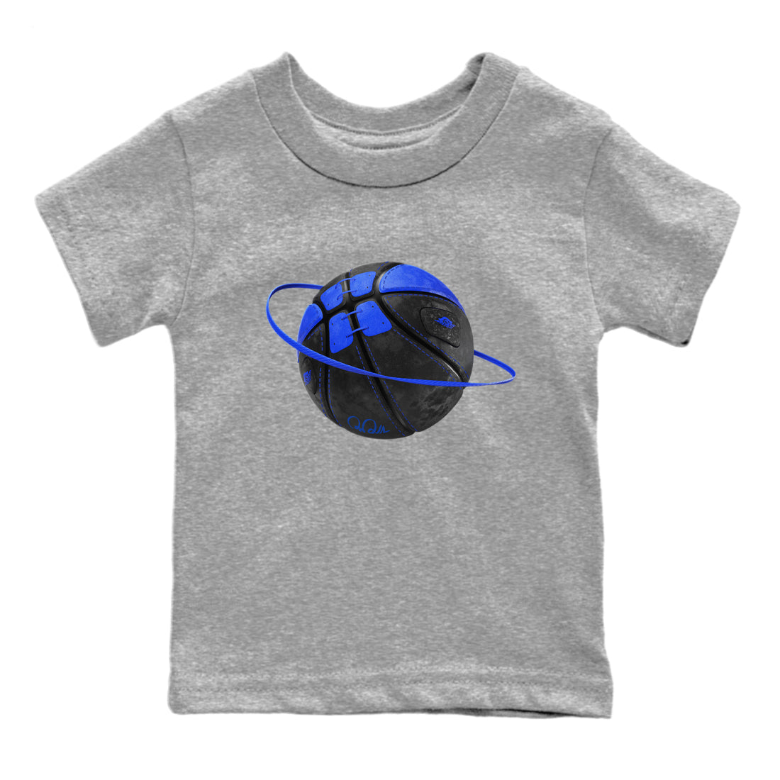 Air Jordan 1 Royal Reimagined shirt to match jordans Basketball Planet sneaker tees AJ1 OG HIGH Royal Reimagined Drip Gear Zone Kids Baby Toddler sneaker shirts Heather Grey 2 T-Shirt
