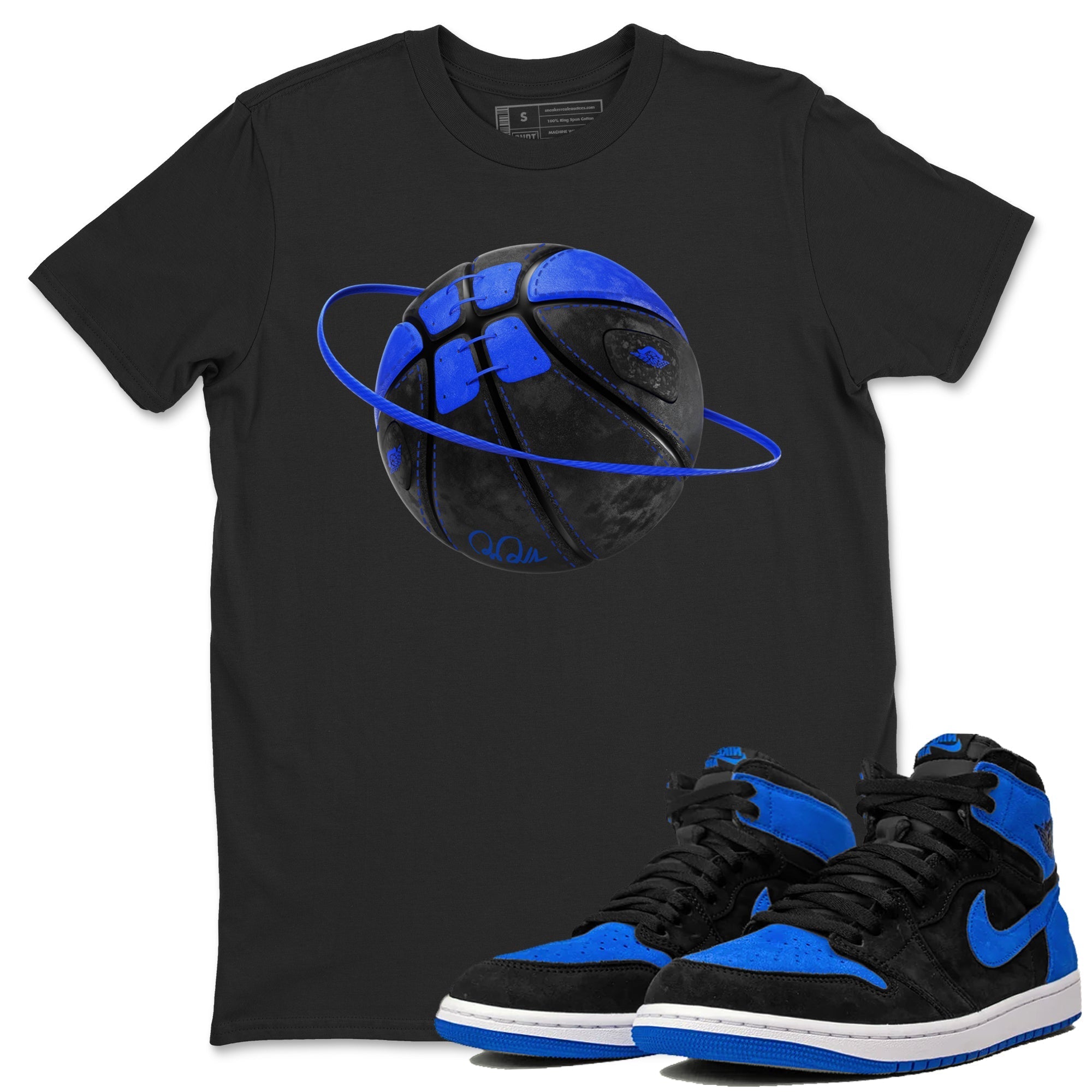 Air Jordan 1 Royal Reimagined shirt to match jordans Basketball Planet sneaker tees AJ1 OG HIGH Royal Reimagined Drip Gear Zone Unisex Sneaker Tees and Sneaker Match T-Shirt Black 1 T-Shirt