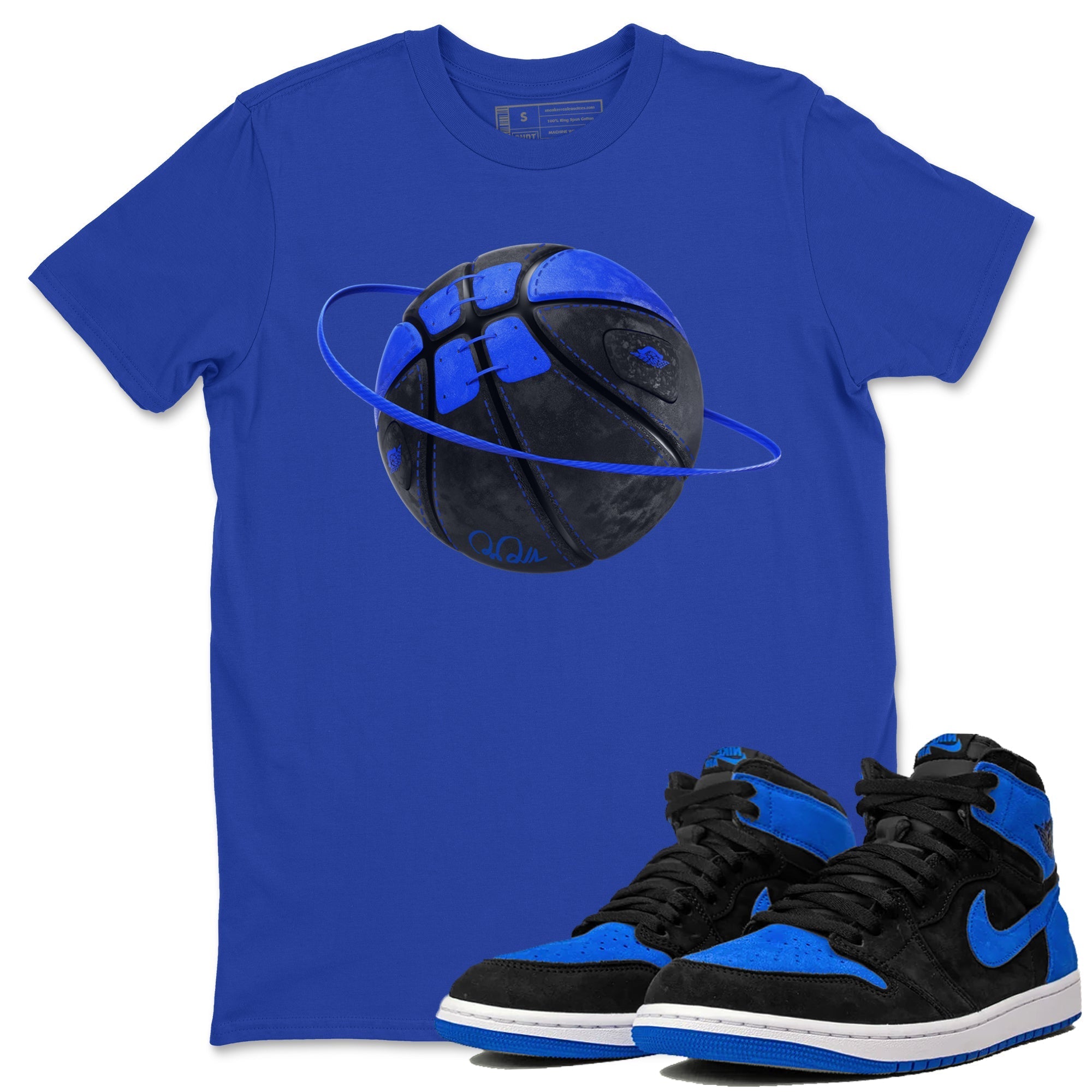 Air Jordan 1 Royal Reimagined shirt to match jordans Basketball Planet sneaker tees AJ1 OG HIGH Royal Reimagined Drip Gear Zone Unisex Sneaker Tees and Sneaker Match T-Shirt Royal Blue 1 T-Shirt