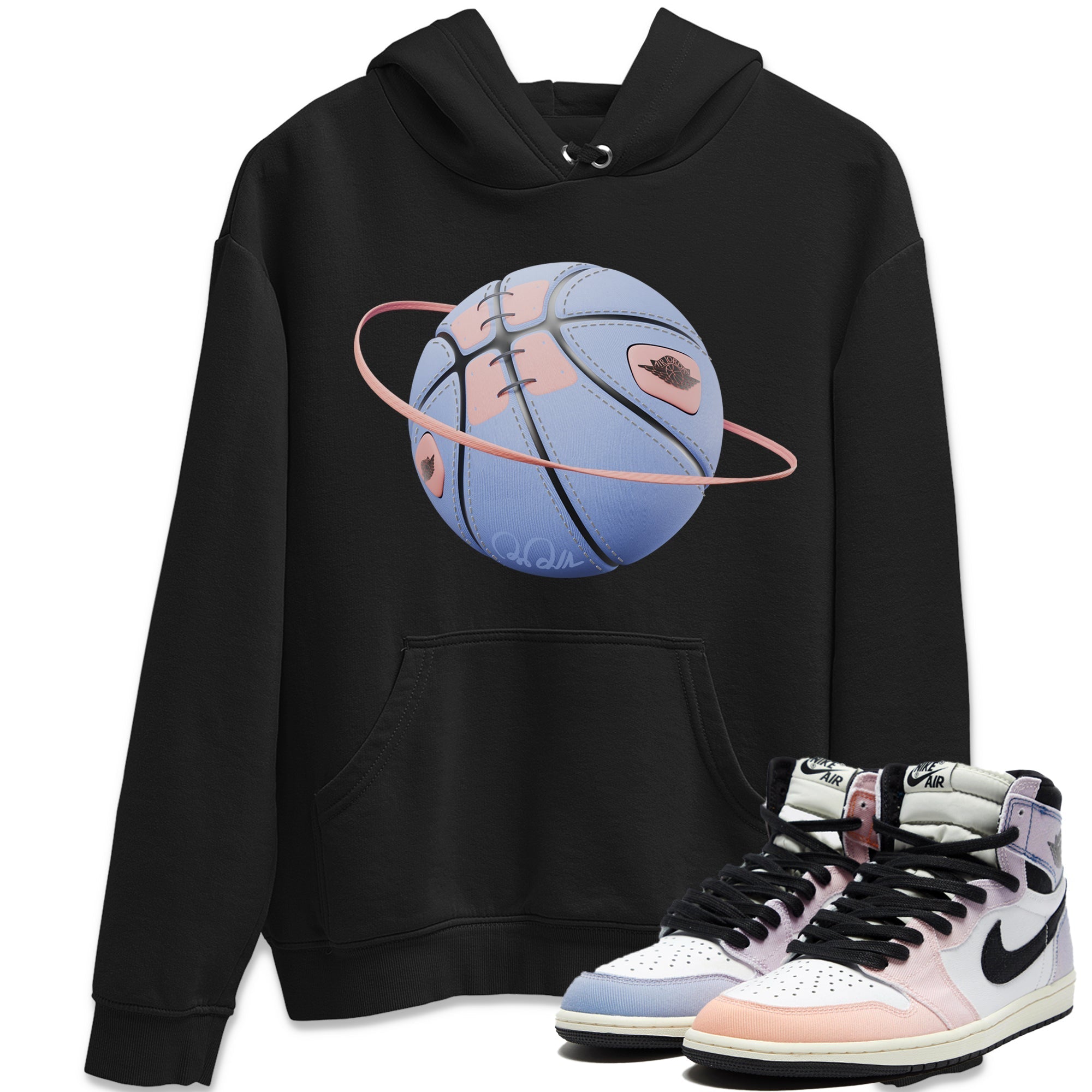 Air Jordan 1 Skyline Shirt To Match Jordans Basketball Planet Sneaker Tees AJ1 Skyline Drip Gear Zone Sneaker Matching Clothing Unisex Shirts Black 1