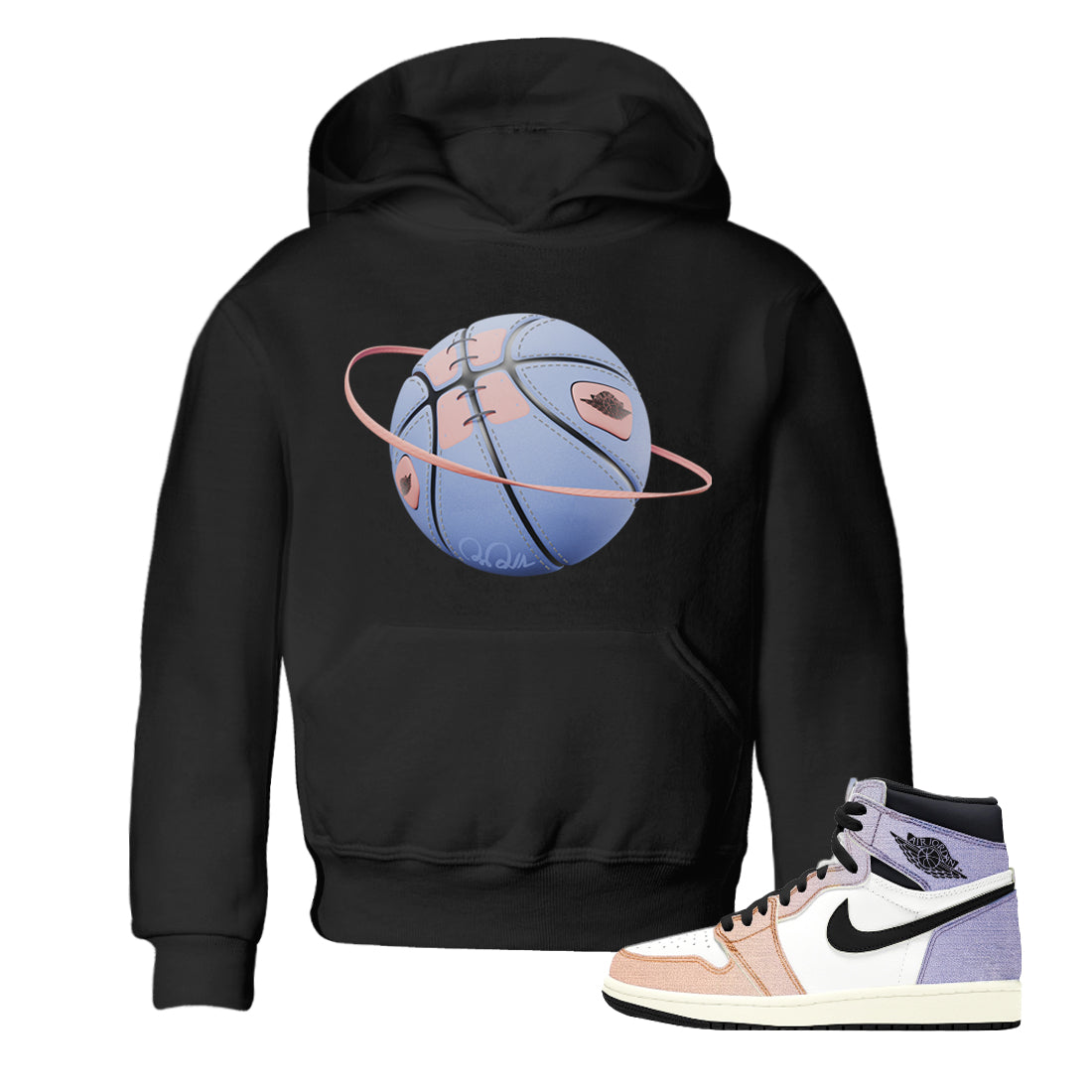 Air Jordan 1 Skyline Basketball Planet Baby and Kids Sneaker Tees Air Jordan 1 Skyline Kids Sneaker Tees Washing and Care Tip