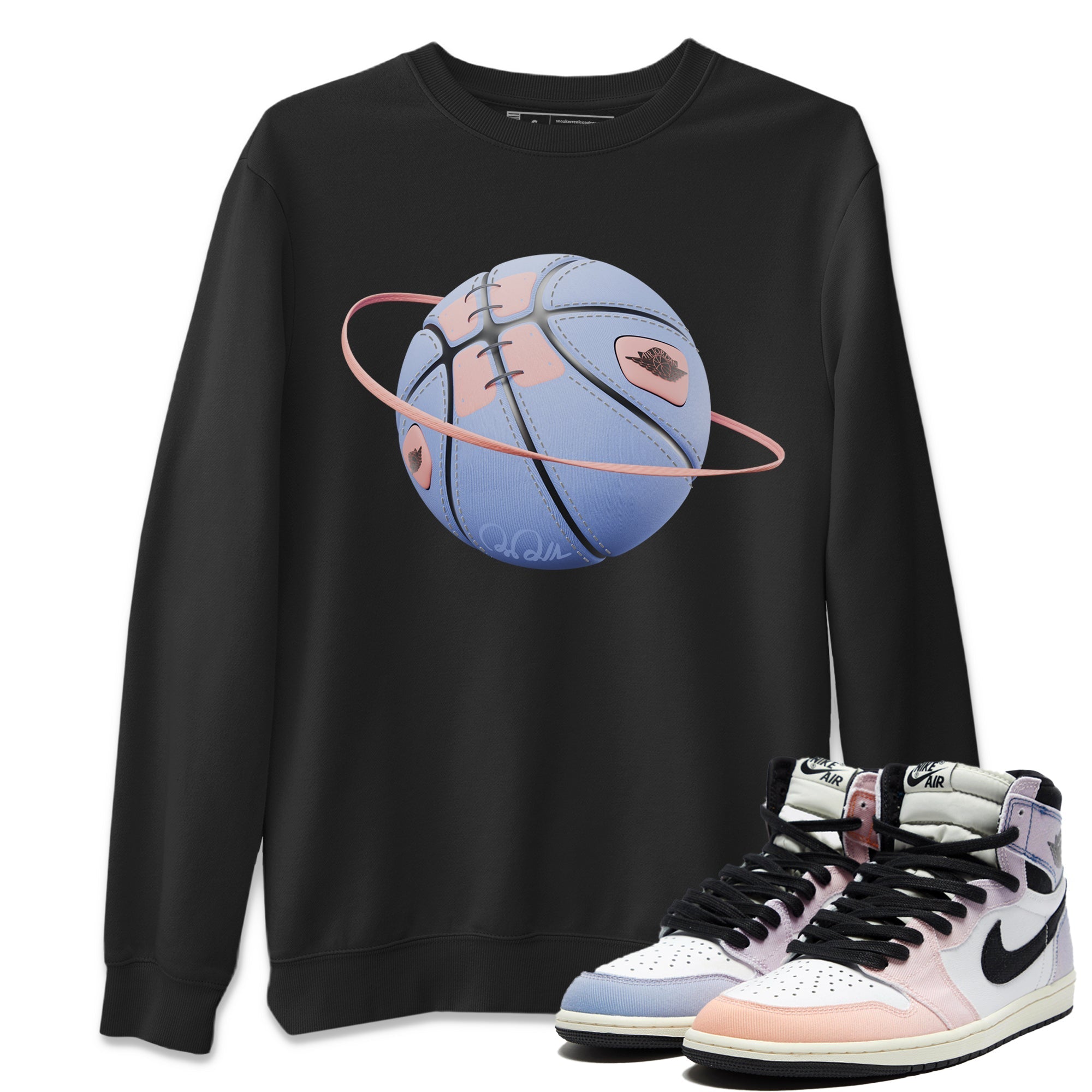 Air Jordan 1 Skyline Basketball Planet Crew Neck Sneaker Tees Air Jordan 1 Skyline Sneaker T-Shirts Washing and Care Tip