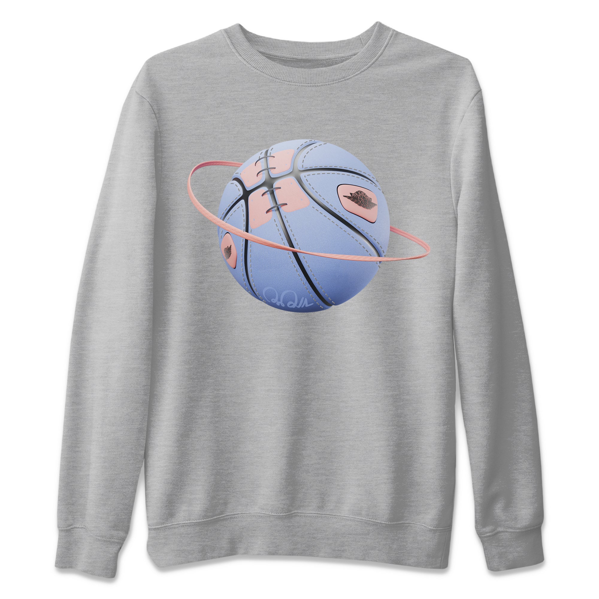 Air Jordan 1 Skyline Shirt To Match Jordans Basketball Planet Sneaker Tees AJ1 Skyline Drip Gear Zone Sneaker Matching Clothing Unisex Shirts Heather Grey 2