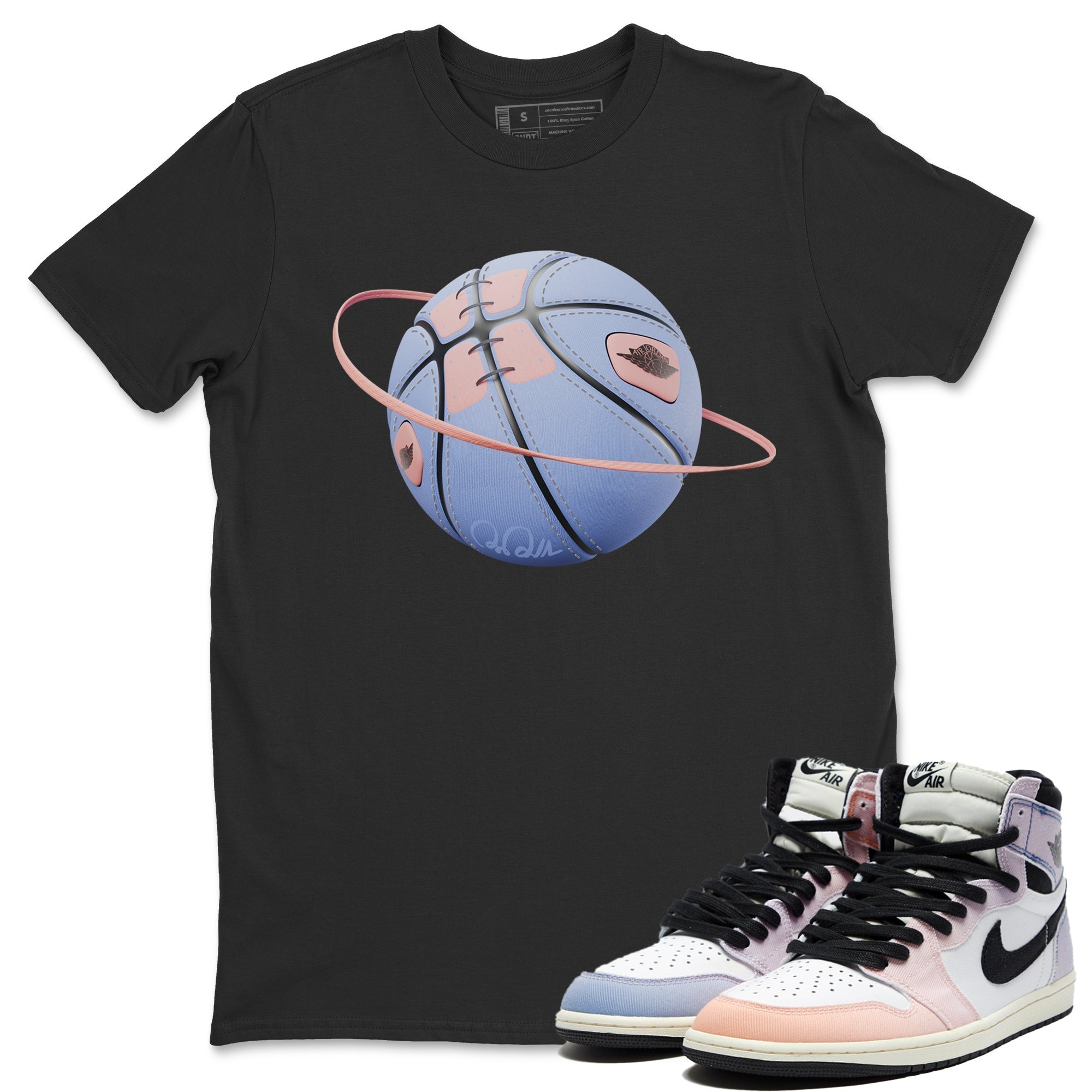 Air Jordan 1 Skyline Shirt To Match Jordans Basketball Planet Sneaker Tees AJ1 Skyline Drip Gear Zone Sneaker Matching Clothing Unisex Shirts Black 1