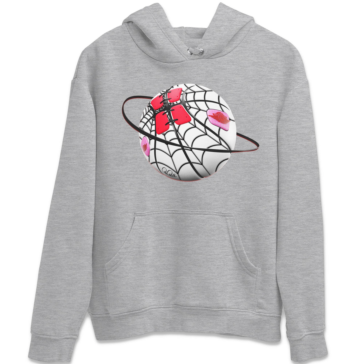 Air Jordan 1 Spider Man Sneaker Match Tees Basketball Planet Sneaker Release Tees AJ1 Spider Man Sneaker Release Tees Unisex Shirts Heather Grey 2