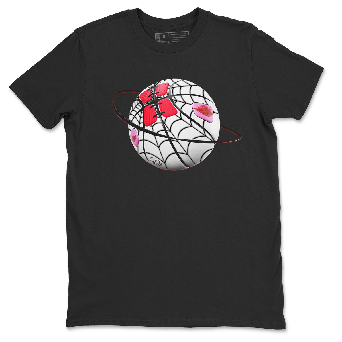 Air Jordan 1 Spider Man Sneaker Match Tees Basketball Planet Sneaker Release Tees AJ1 Spider Man Sneaker Release Tees Unisex Shirts Black 2