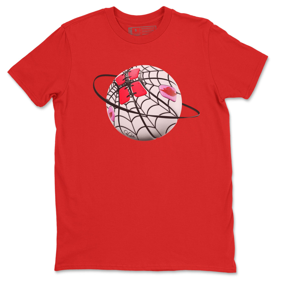 Air Jordan 1 Spider Man Sneaker Match Tees Basketball Planet Sneaker Release Tees AJ1 Spider Man Sneaker Release Tees Unisex Shirts Red 2
