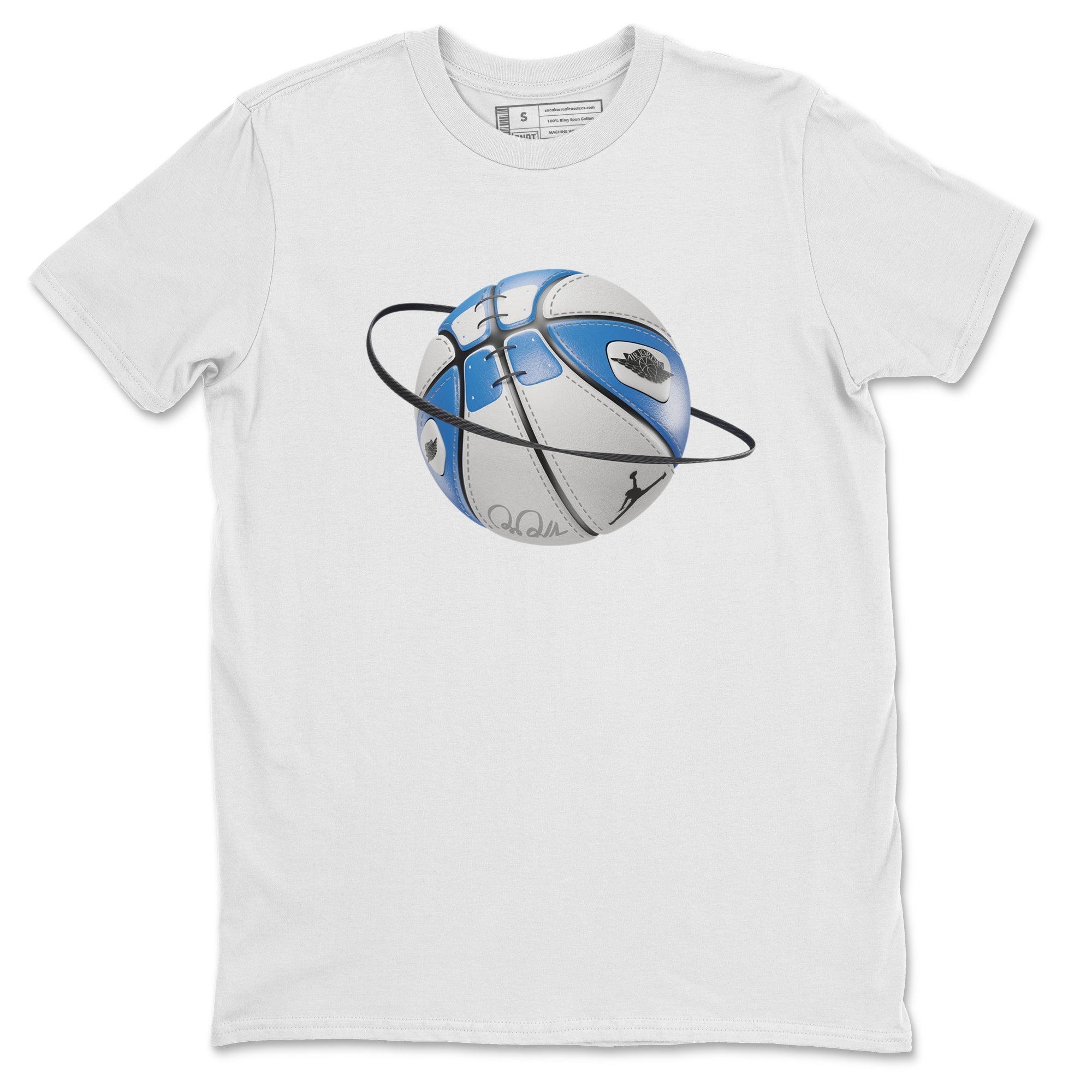 Air Jordan 1 Travis Scott Fragment Sneaker Match Tees Basketball Planet Streetwear Sneaker Shirt AJ1 OG High Travis Scott Fragment Sneaker Release Tees Unisex Shirts White 2