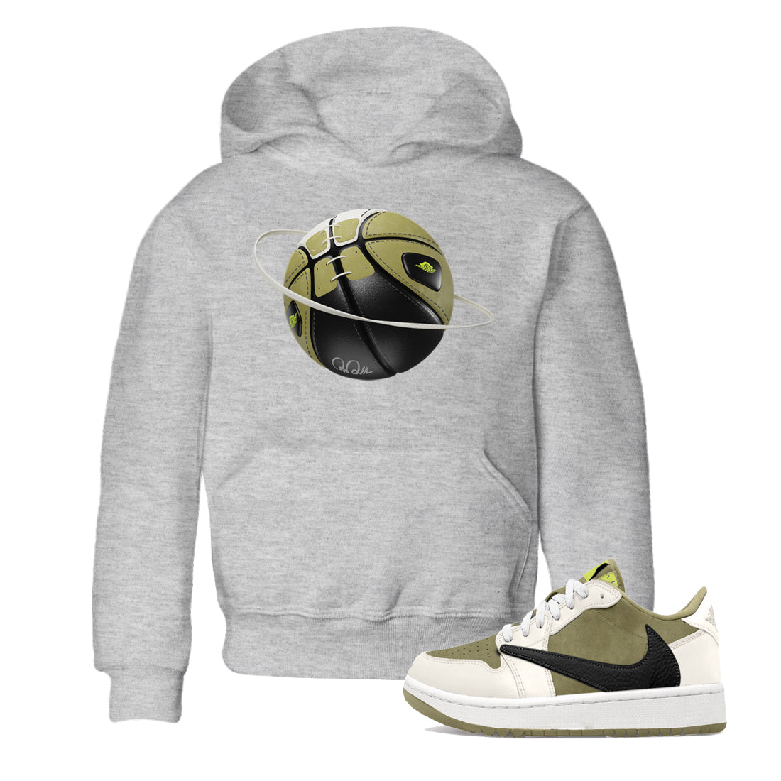 Air Jordan 1 Travis Scott Golf shirt to match jordans Basketball Planet Streetwear Sneaker Shirt AJ1 lowTravis Scott Golf Drip Gear Zone Sneaker Matching Clothing Baby Toddler Heather Grey 1 T-Shirt