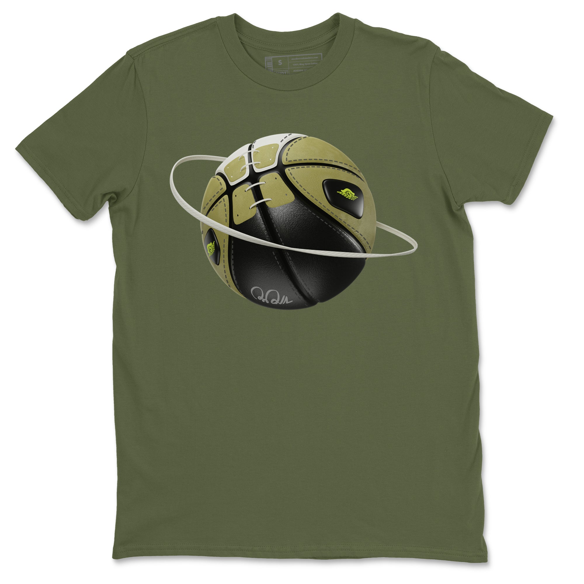 Air Jordan 1 Travis Scott Golf shirt to match jordans Basketball Planet Streetwear Sneaker Shirt AJ1 lowTravis Scott Golf Drip Gear Zone Sneaker Matching Clothing Unisex Military Green 2 T-Shirt