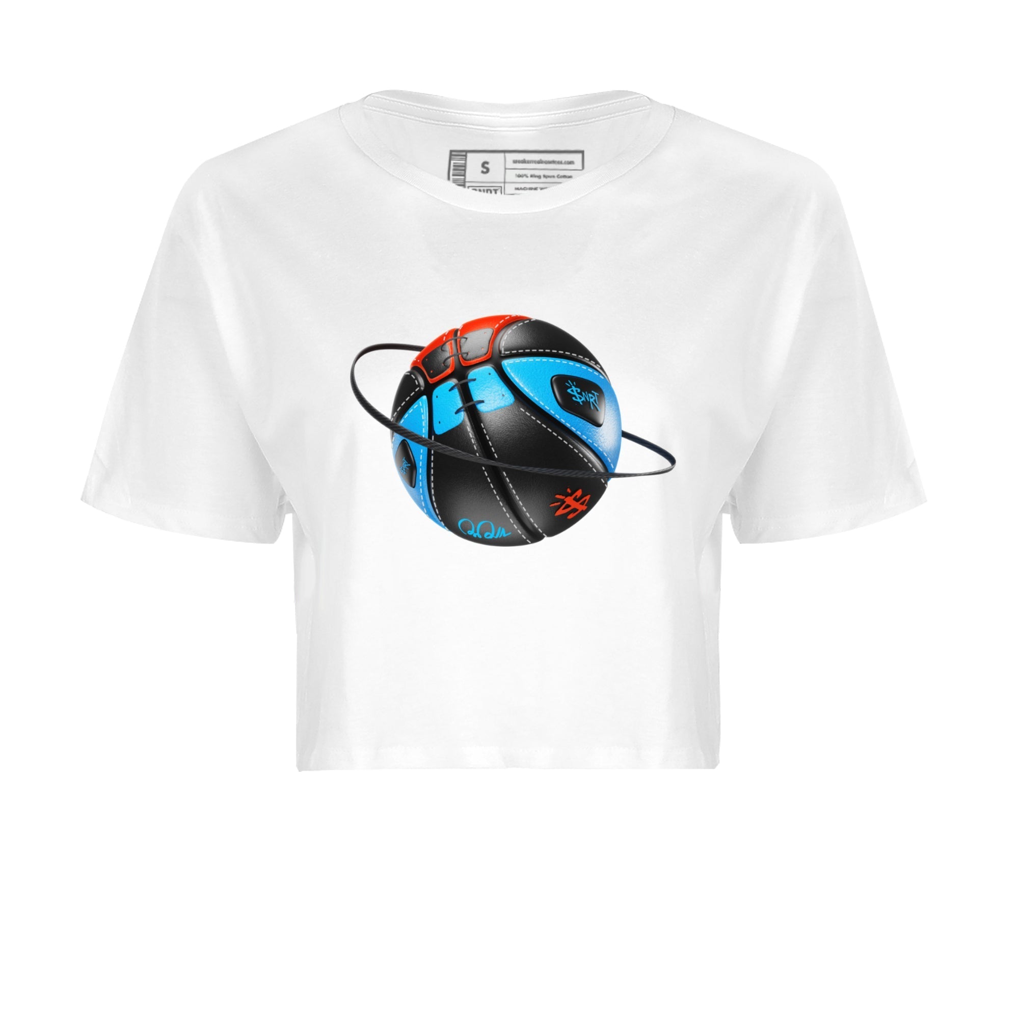 Air Jordan 1 UNC to Chicago Sneaker Match Tees Basketball Planet Streetwear Sneaker Shirt AJ1 UNC to Chicago Sneaker Release Tees Women's Shirts White 2