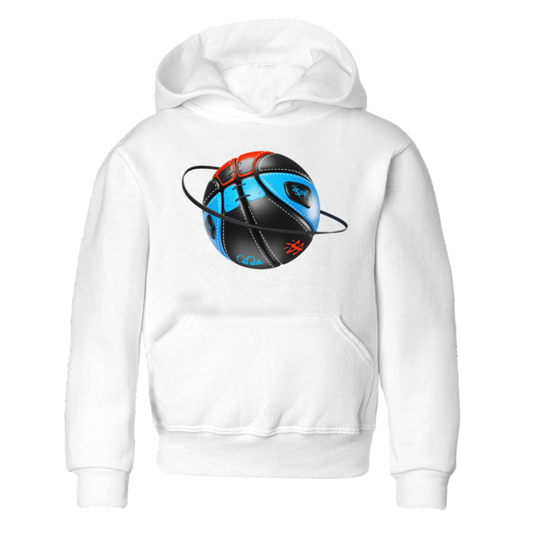 Air Jordan 1 UNC to Chicago Sneaker Match Tees Basketball Planet Streetwear Sneaker Shirt AJ1 UNC to Chicago Sneaker Release Tees Kids Shirts White 2