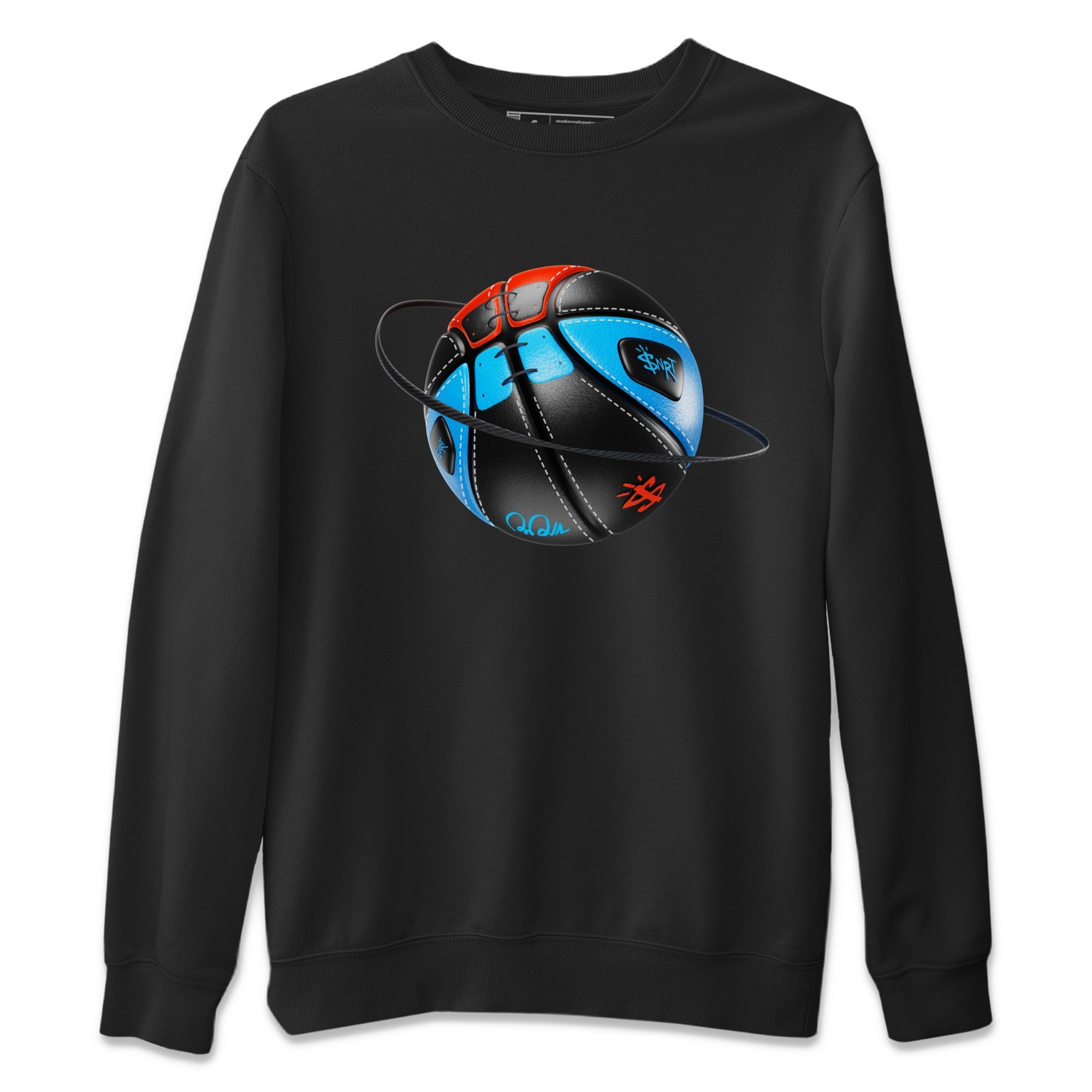 Air Jordan 1 UNC to Chicago Sneaker Match Tees Basketball Planet Streetwear Sneaker Shirt AJ1 UNC to Chicago Sneaker Release Tees Unisex Shirts Black 2