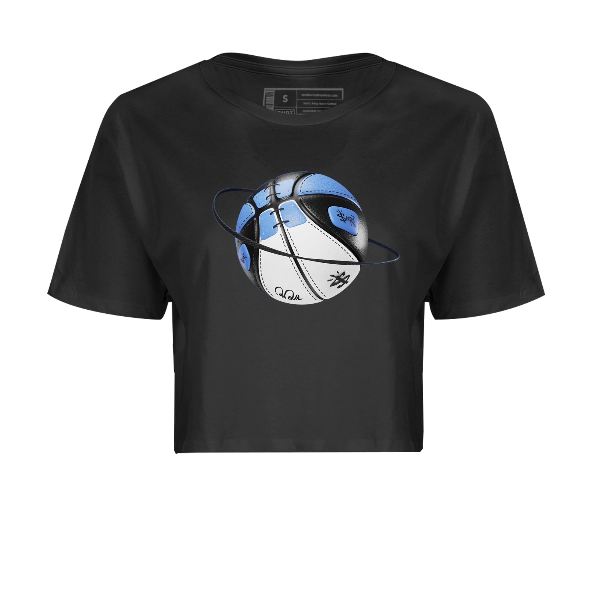 Air Jordan 1 Retro High OG UNC Toe Shirt to match Jordans Basketball Planet Streetwear Sneaker Shirt 1s UNC Toe Drip Gear Zone Sneaker Matching Clothing Crop T-Shirts Black 2