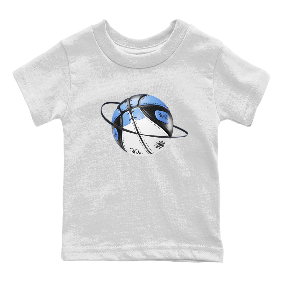 Air Jordan 1 Retro High OG UNC Toe Shirt to match Jordans Basketball Planet Streetwear Sneaker Shirt 1s UNC Toe Drip Gear Zone Sneaker Matching Clothing Kids and Baby Tees White 2