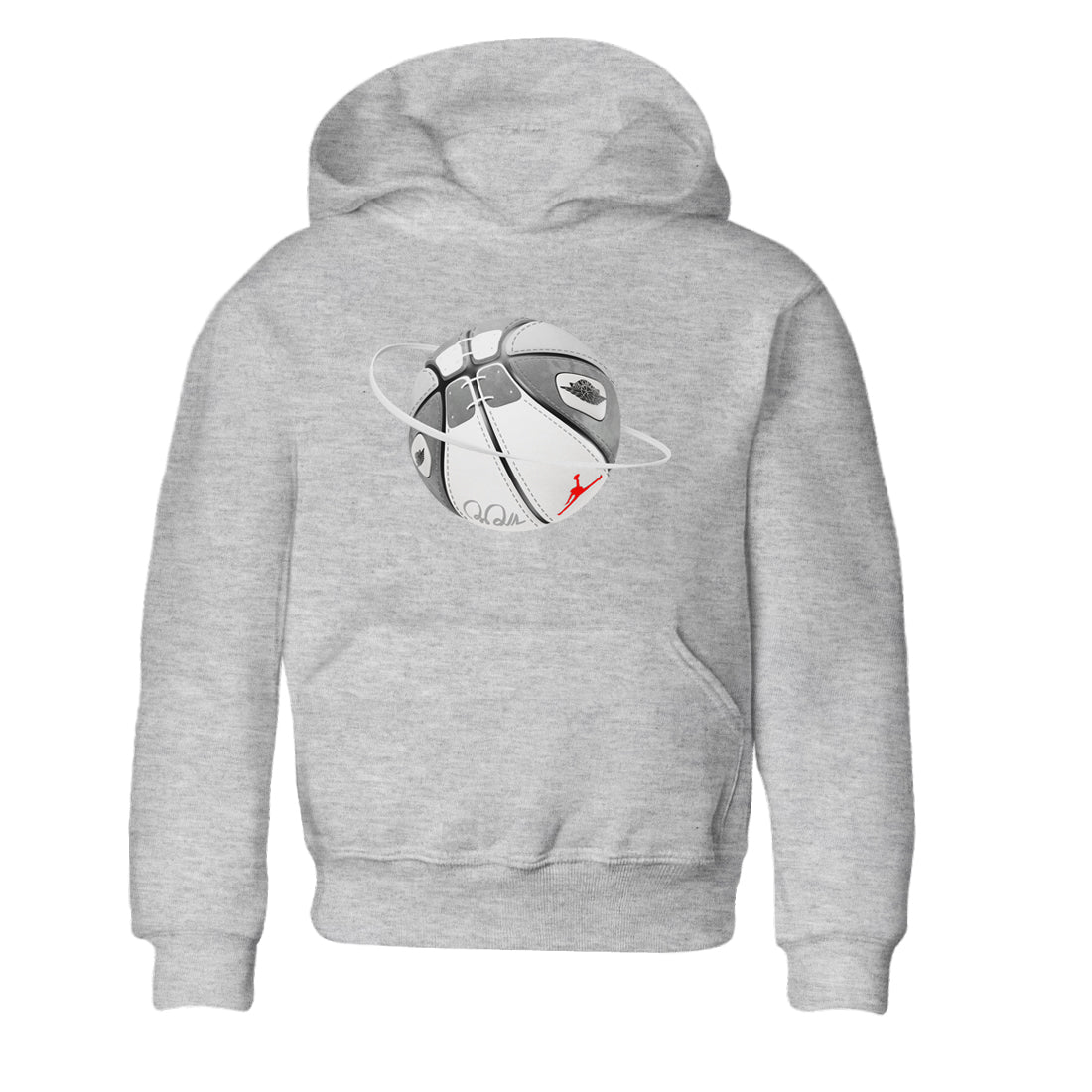 Air Jordan 1 Washed Heritage Sneaker Match Tees Basketball Planet Streetwear Sneaker Shirt AJ1 Washed Heritage Sneaker Release Tees Kids Shirts Heather Grey 2