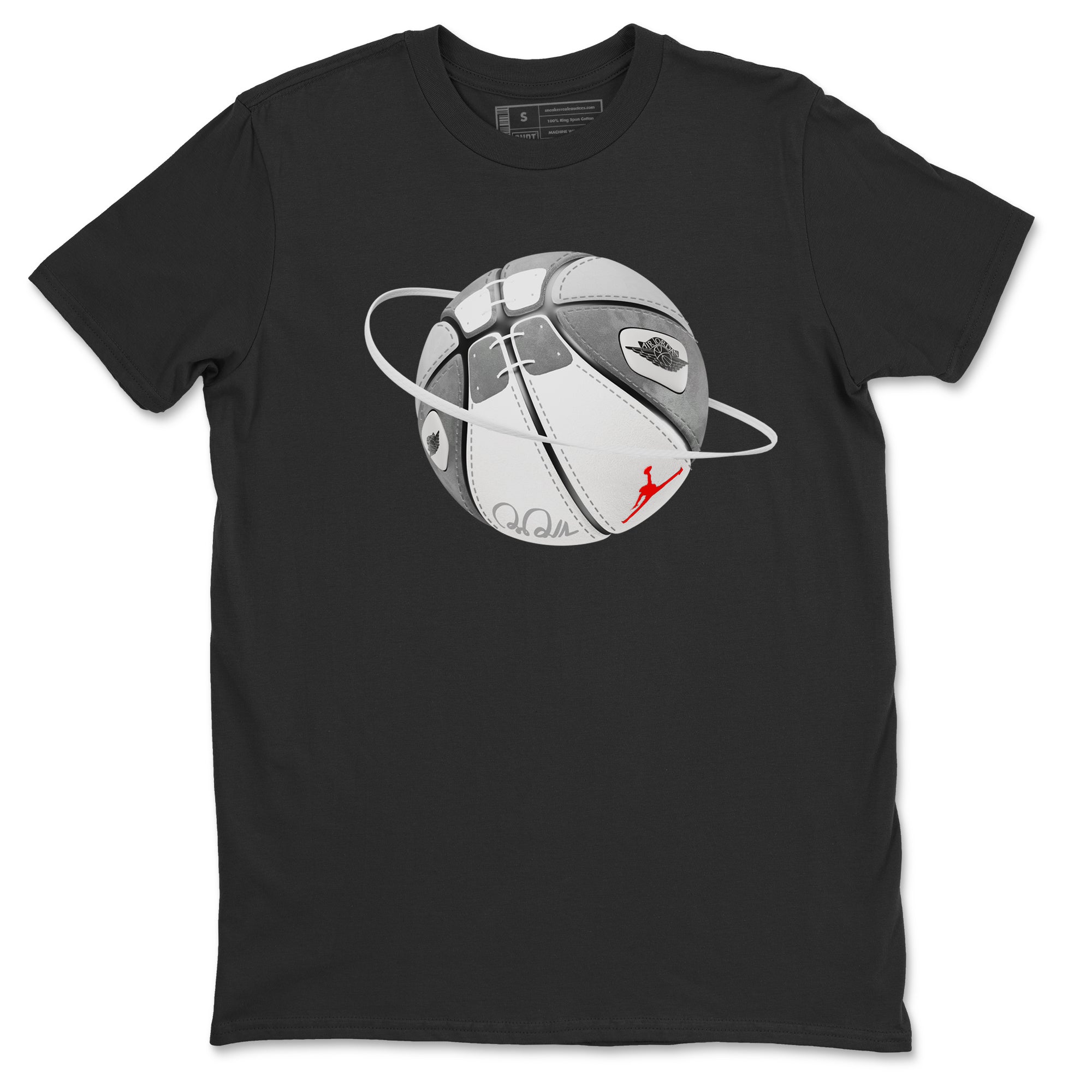Air Jordan 1 Washed Heritage Sneaker Match Tees Basketball Planet Streetwear Sneaker Shirt AJ1 Washed Heritage Sneaker Release Tees Unisex Shirts Black 2