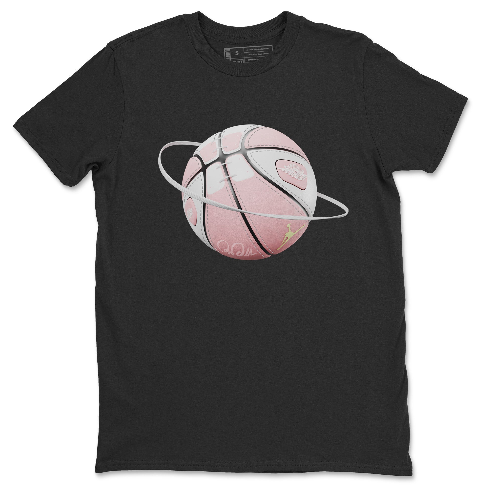 AJ1 Retro High OG Washed Pink Sneaker Match Tees Basketball Planet Streetwear Sneaker Shirt AJ1 Retro High OG Washed Pink Sneaker Release Tees Unisex Shirts Black 2
