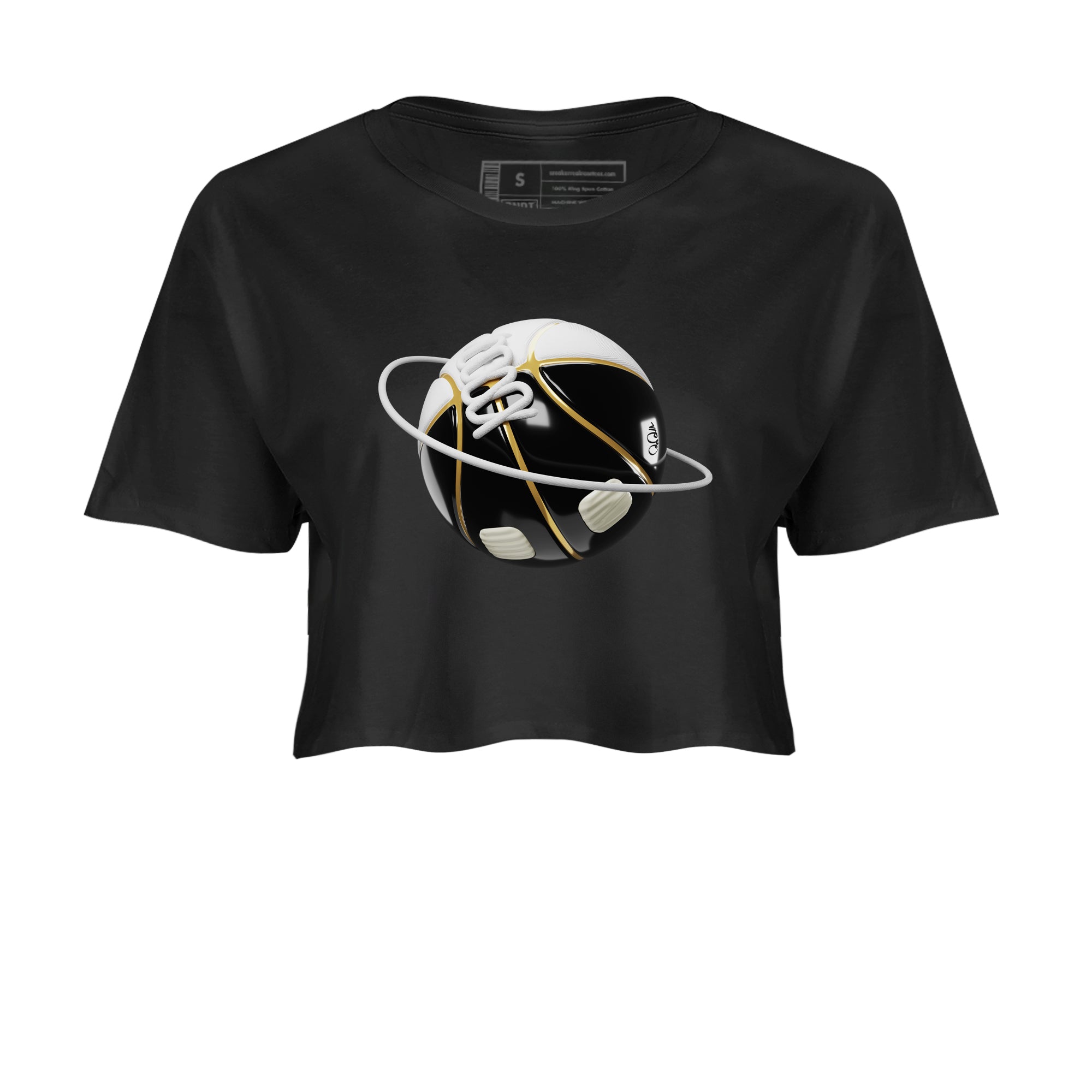 Air Jordan 11 Gratitude shirt to match jordans Basketball Planet sneaker tees AJ11 Gratitude Drip Gear Zone Black 2 Crop T-Shirt