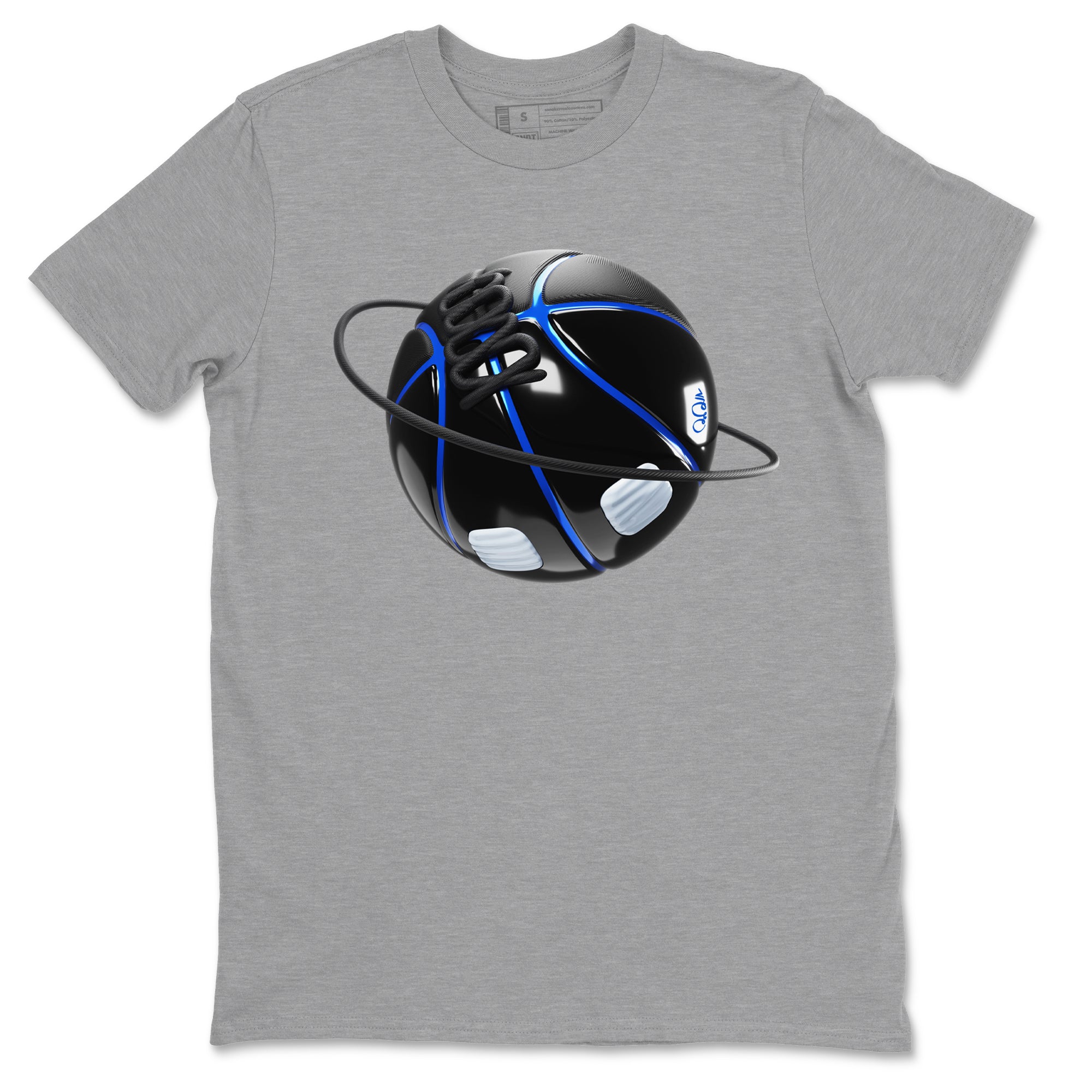 Air Jordan 11 Space shirt to match jordans Basketball Planet sneaker tees AJ11 Space Drip Gear Zone unisex cotton Heather Grey 2 crew neck shirt
