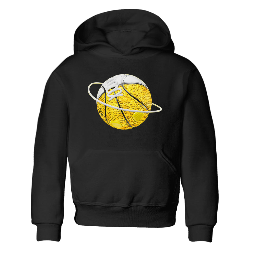 Air Jordan 11 Yellow Python Sneaker Match Tees Basketball Planet Streetwear Sneaker Shirt AJ11 Yellow Python Sneaker Release Tees Kids Shirts Black 2