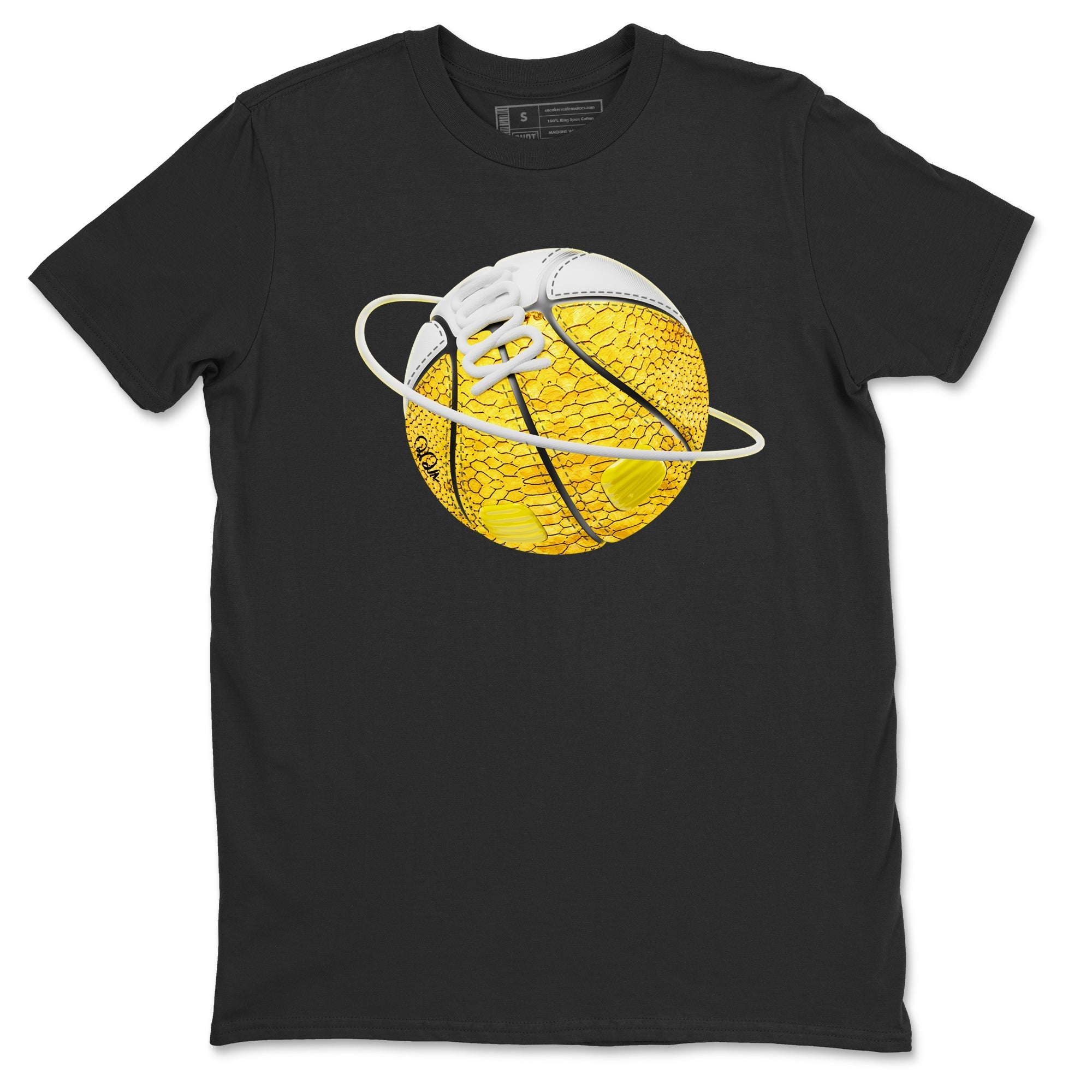 Air Jordan 11 Yellow Python Sneaker Match Tees Basketball Planet Streetwear Sneaker Shirt AJ11 Yellow Python Sneaker Release Tees Unisex Shirts Black 2