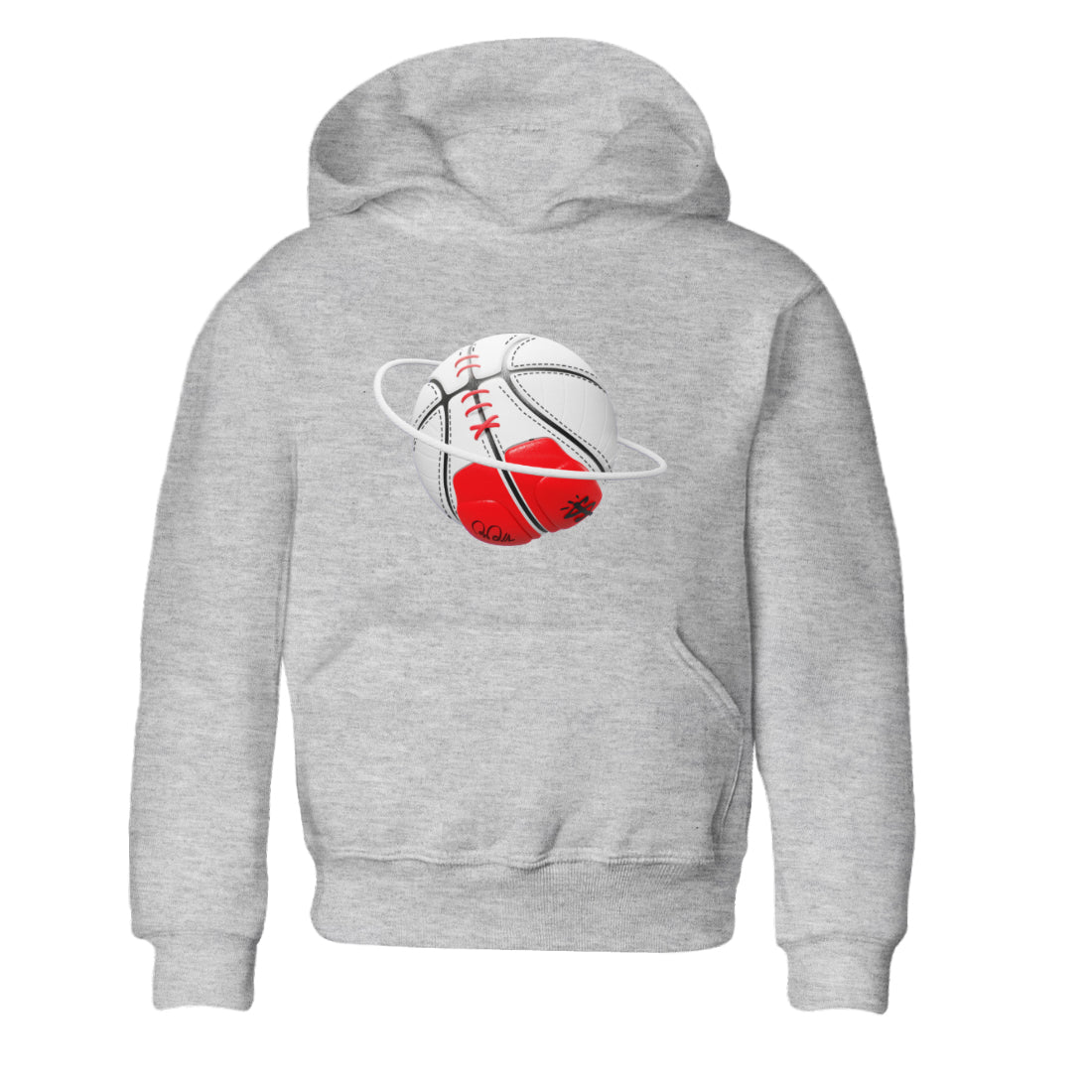 Air Jordan 12 Cherry Sneaker Match Tees Basketball Planet Streetwear Sneaker Shirt AJ12 Cherry Sneaker Release Tees Kids Shirts Heather Grey 2