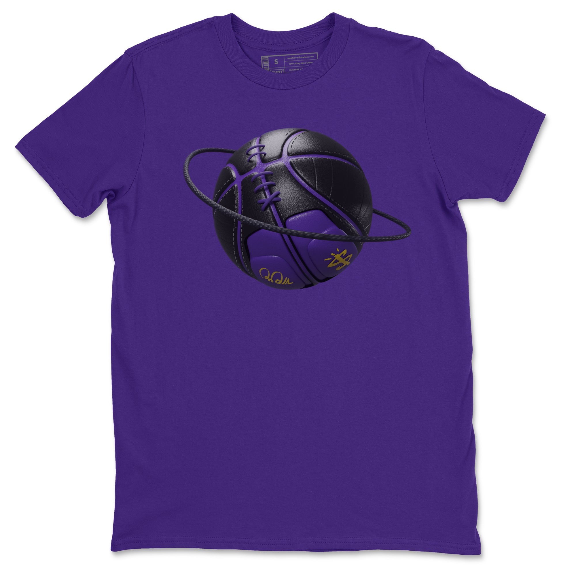 Air Jordan 12 Field Purple Sneaker Match Tees Basketball Planet Streetwear Sneaker Shirt AJJordan 12 Lakers Sneaker Release Tees Unisex Shirts Purple 2