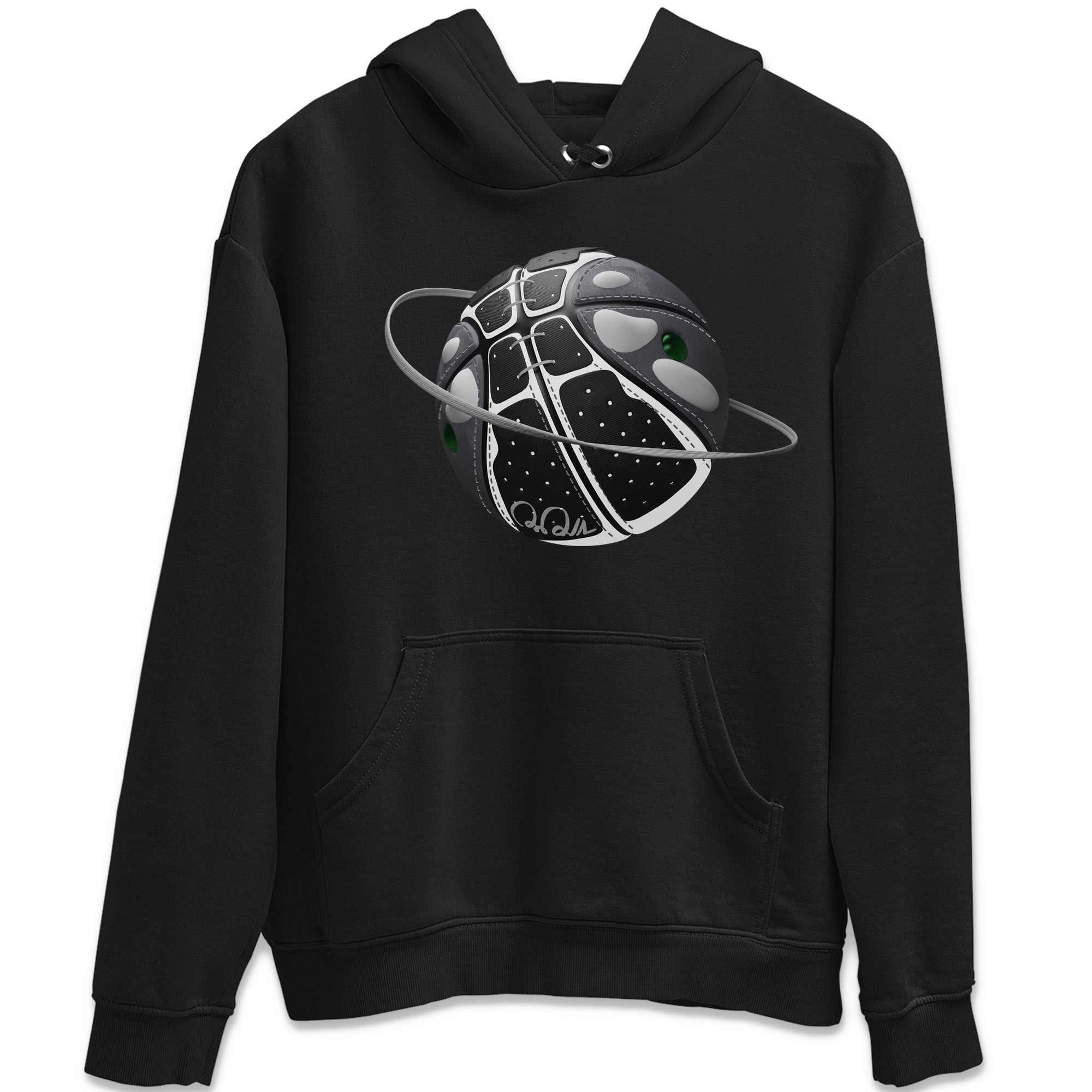 Air Jordan 13 Black Flint Sneaker Match Tees Basketball Planet Streetwear Sneaker Shirt AJ13 Retro Black Flint Sneaker Release Tees Unisex Shirts Black 2