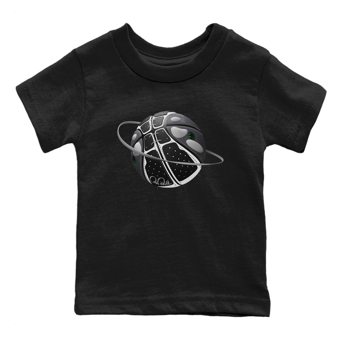 Air Jordan 13 Black Flint Sneaker Match Tees Basketball Planet Streetwear Sneaker Shirt AJ13 Retro Black Flint Sneaker Release Tees Kids Shirts Black 2