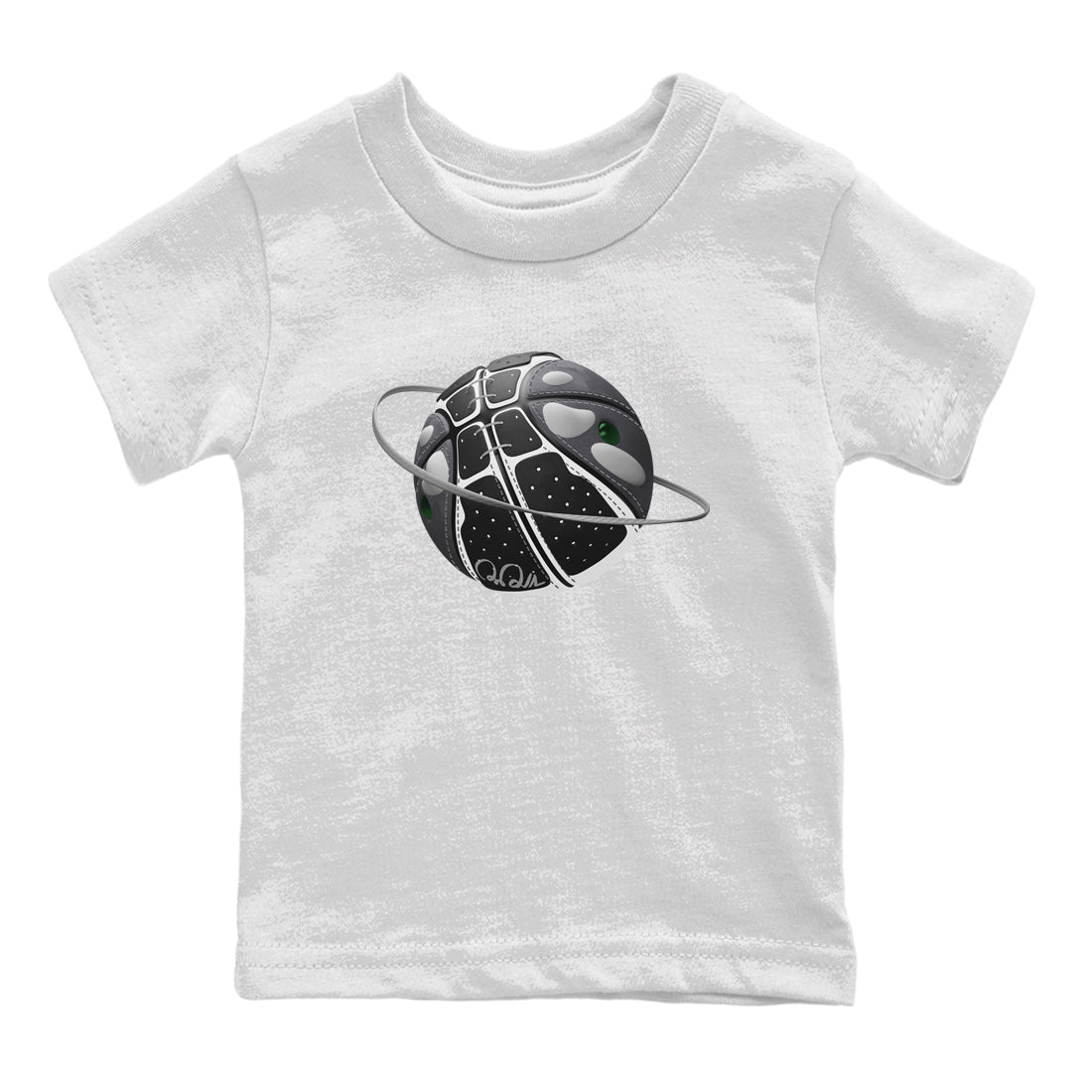 Air Jordan 13 Black Flint Sneaker Match Tees Basketball Planet Streetwear Sneaker Shirt AJ13 Retro Black Flint Sneaker Release Tees Kids Shirts White 2