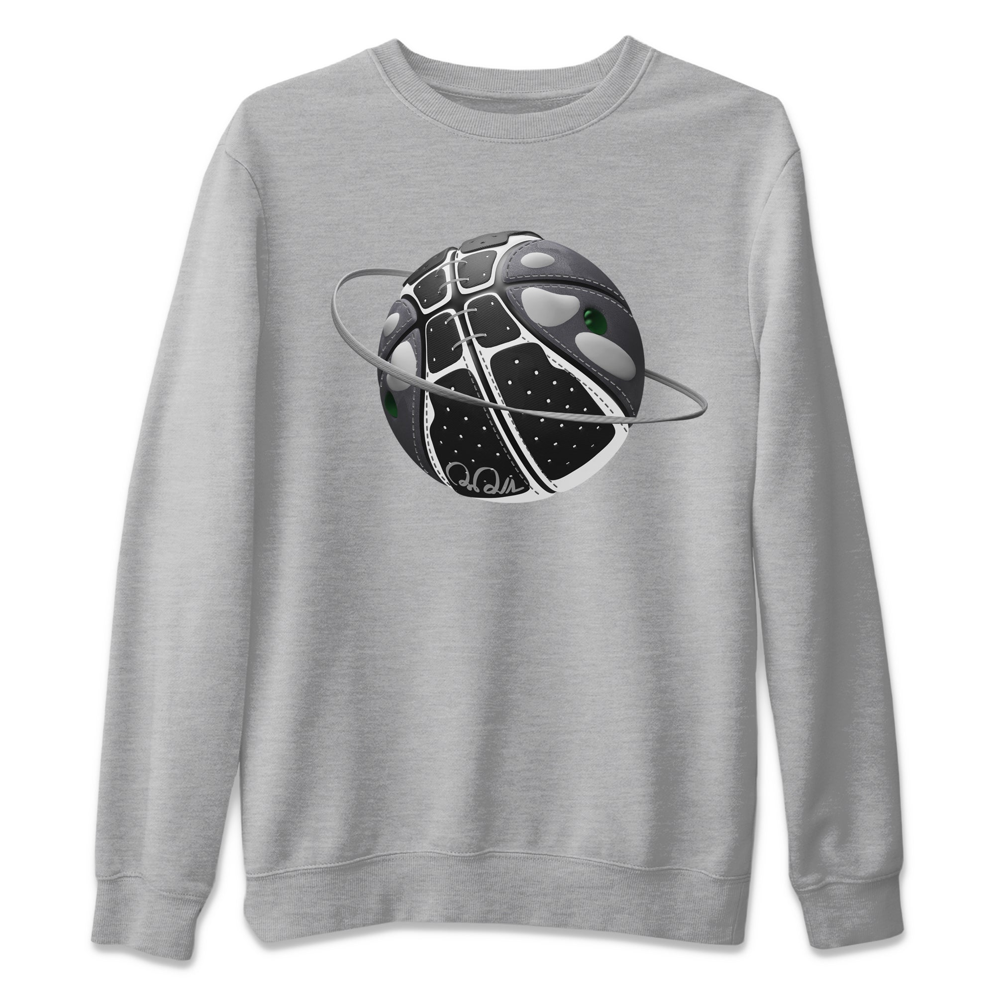 Air Jordan 13 Black Flint Sneaker Match Tees Basketball Planet Streetwear Sneaker Shirt AJ13 Retro Black Flint Sneaker Release Tees Unisex Shirts Heather Grey 2