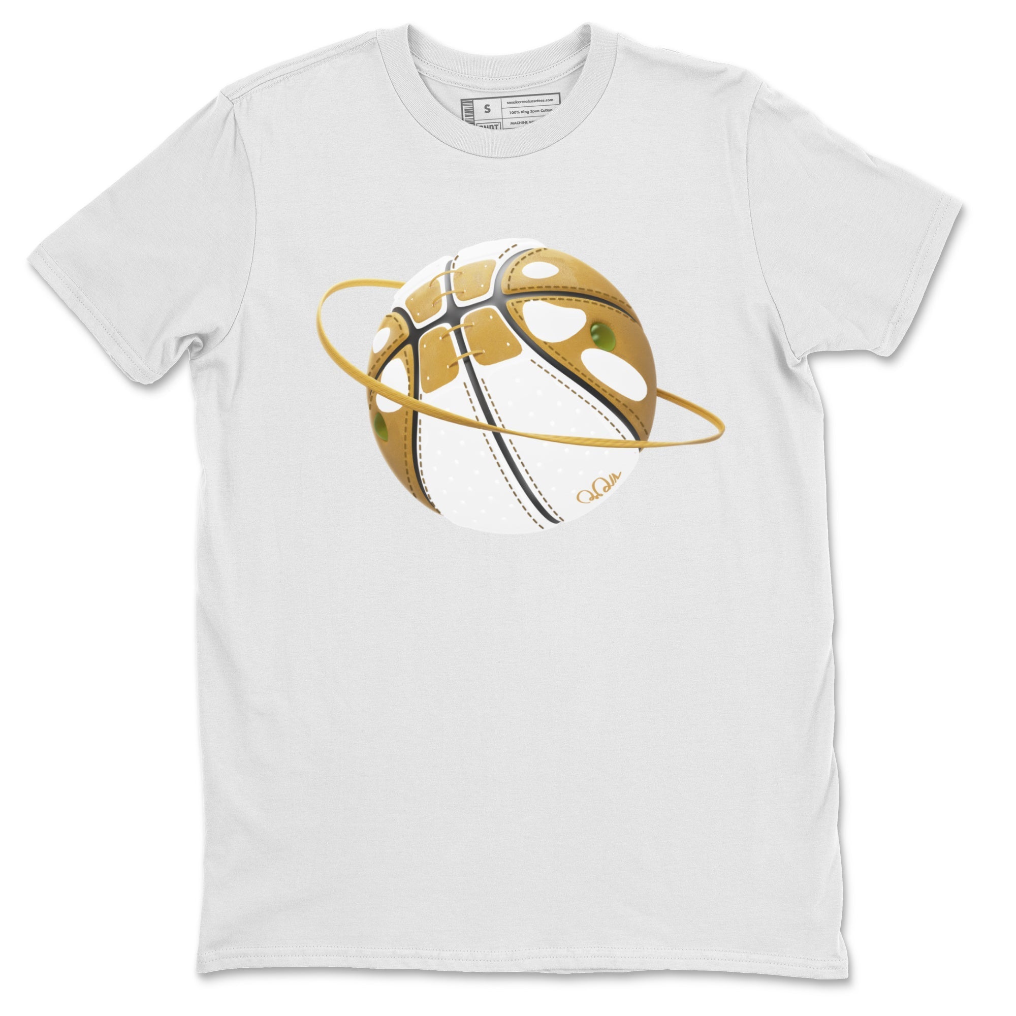 Air Jordan 13 Wheat Sneaker Match Tees Basketball Planet Streetwear Sneaker Shirt AJ13 Wheat Sneaker Release Tees Unisex Shirts White 2