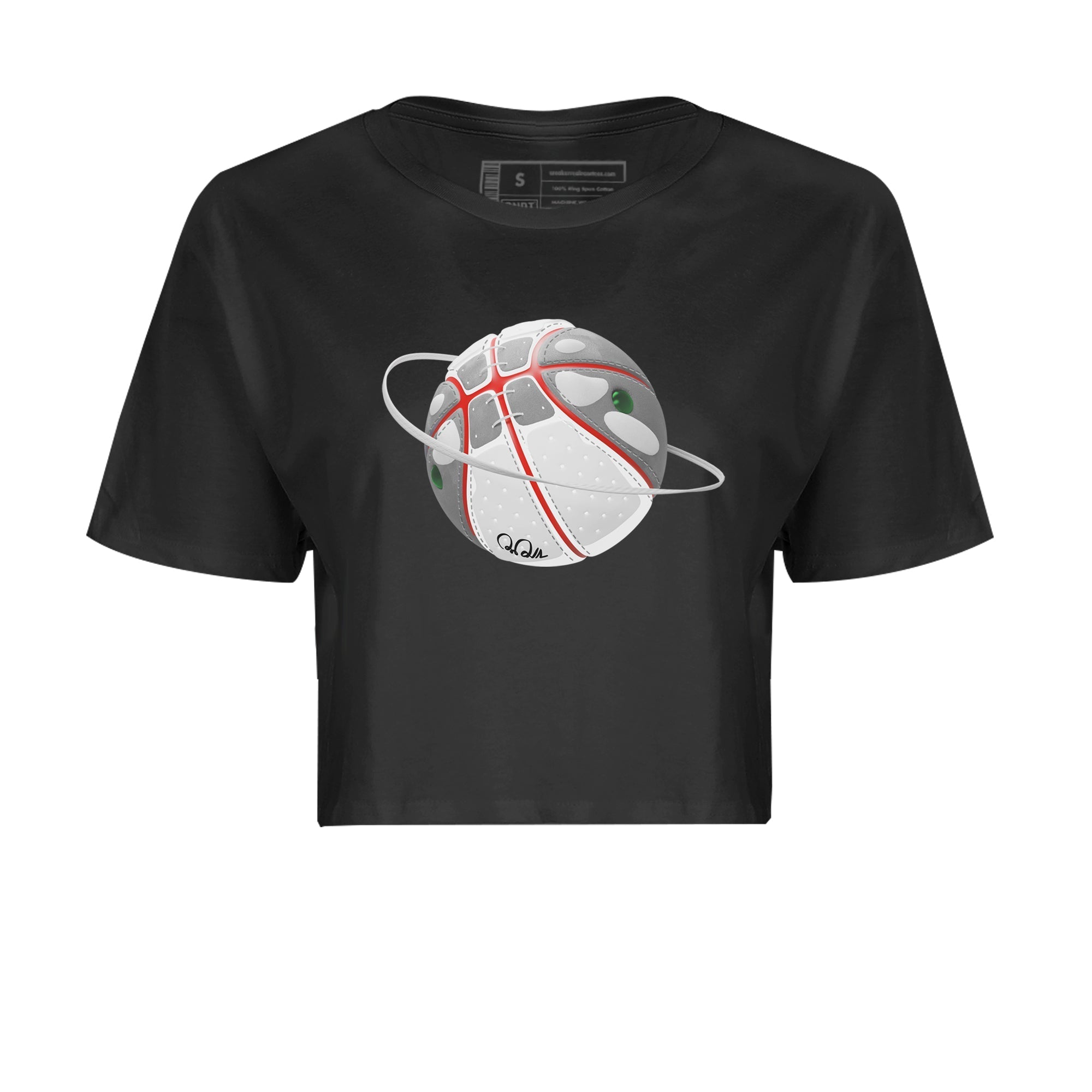 Air Jordan 13 Wolf Grey Sneaker Match Tees Basketball Planet Streetwear Sneaker Shirt AJ13 Wolf Grey Sneaker Release Tees Women's Shirts Black 2