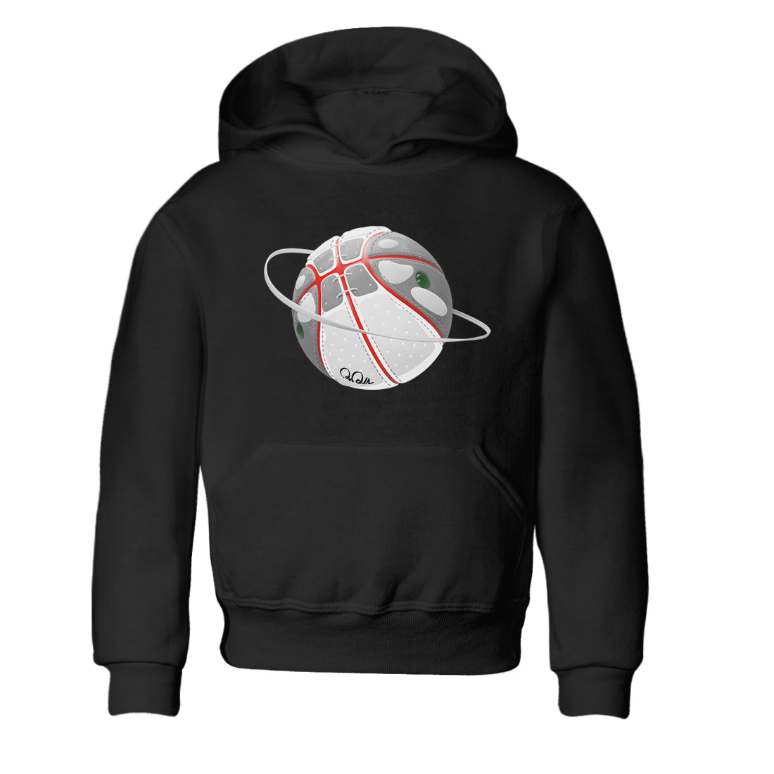 Air Jordan 13 Wolf Grey Sneaker Match Tees Basketball Planet Streetwear Sneaker Shirt AJ13 Wolf Grey Sneaker Release Tees Kids Shirts Black 2