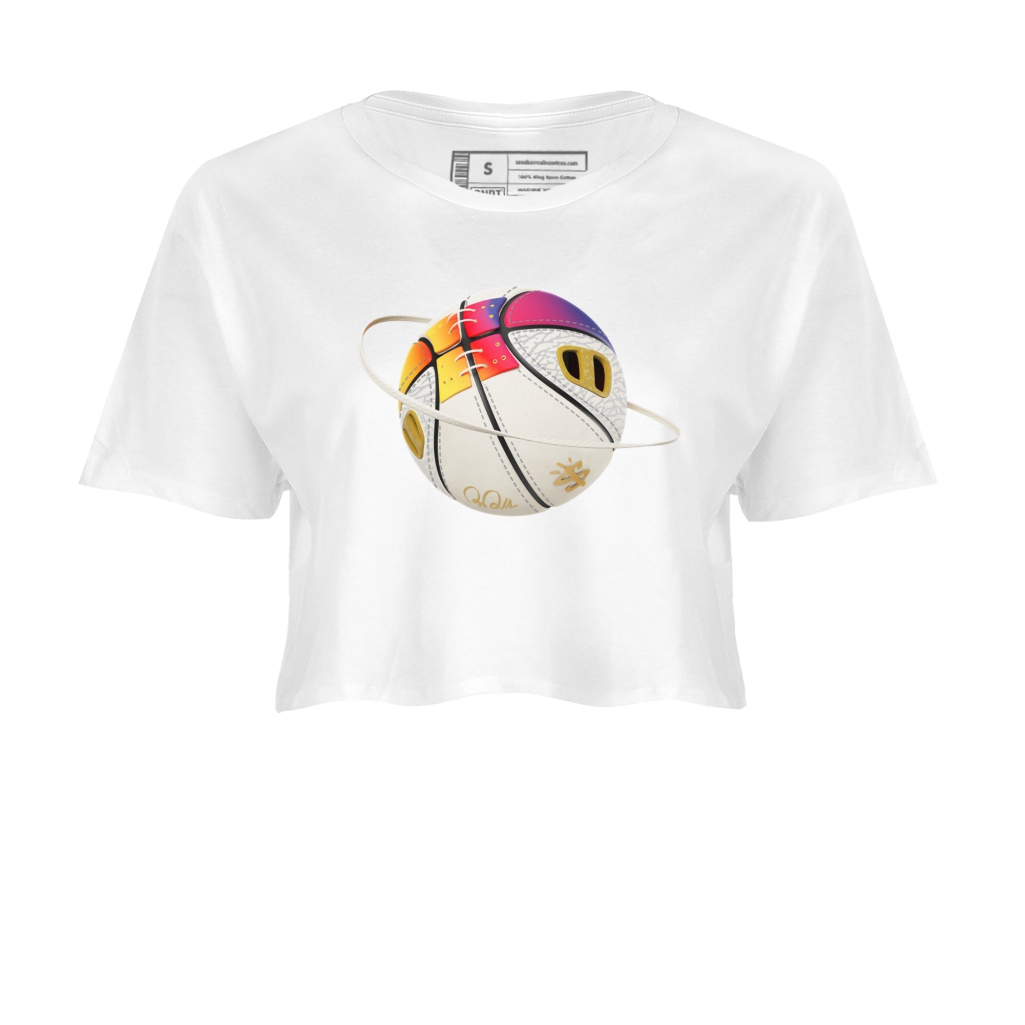 Air Jordan 3 J Balvin shirt to match jordans Basketball Planet Streetwear Sneaker Shirt AJ3 Balvin  Drip Gear Zone Sneaker Matching Clothing LGBTQ Gay Pride T-Shirt White 2 Crop T-Shirt