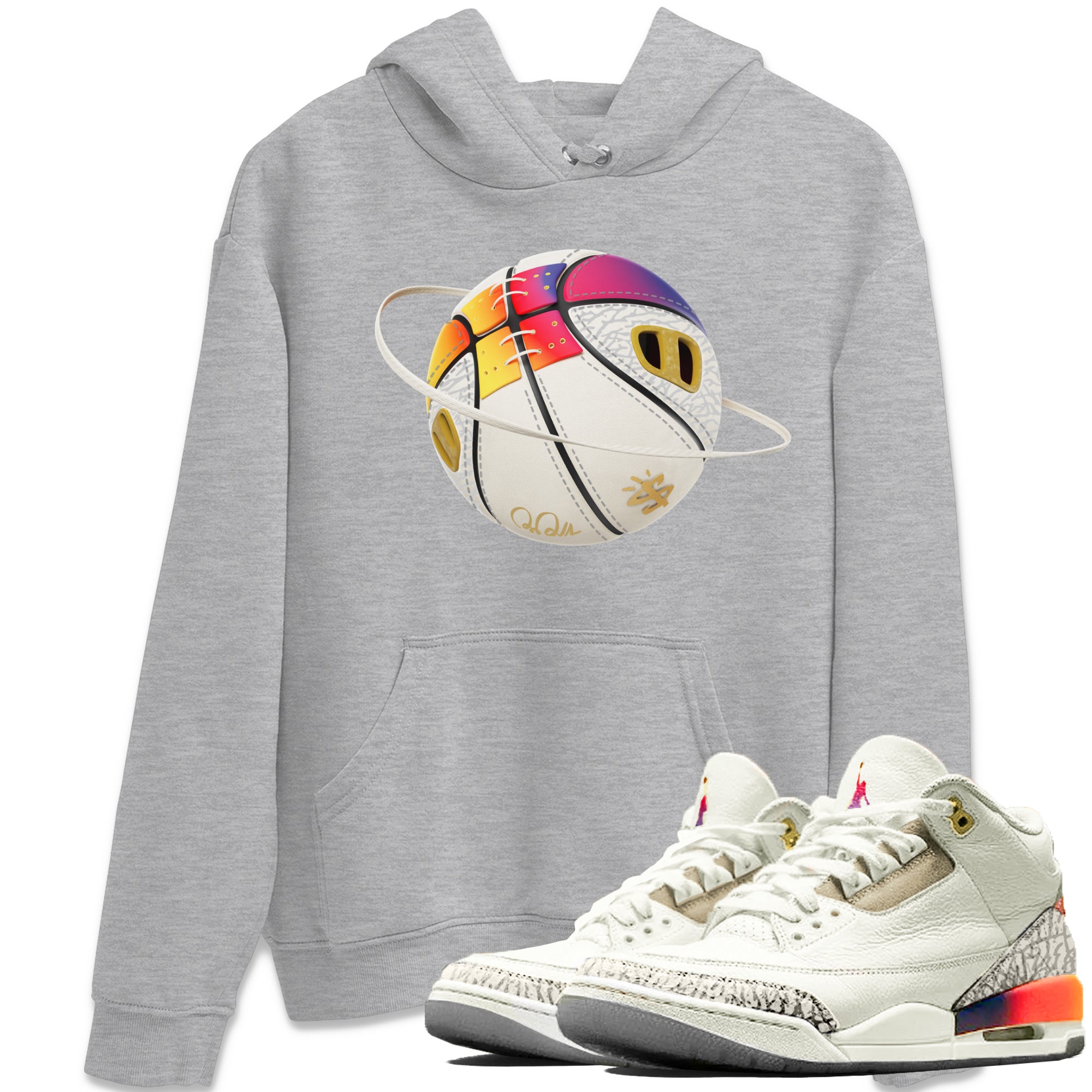 Air Jordan 3 J Balvin shirt to match jordans Basketball Planet Streetwear Sneaker Shirt AJ3 Balvin  Drip Gear Zone Sneaker Matching Clothing LGBTQ Gay Pride T-Shirt Unisex Heather Grey 1 T-Shirt
