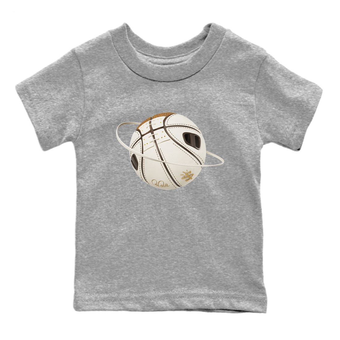Air Jordan 3 Palomino Sneaker Match Tees Basketball Planet Streetwear Sneaker Shirt AJ3 Palomino Sneaker Release Tees Kids Shirts Heather Grey 2