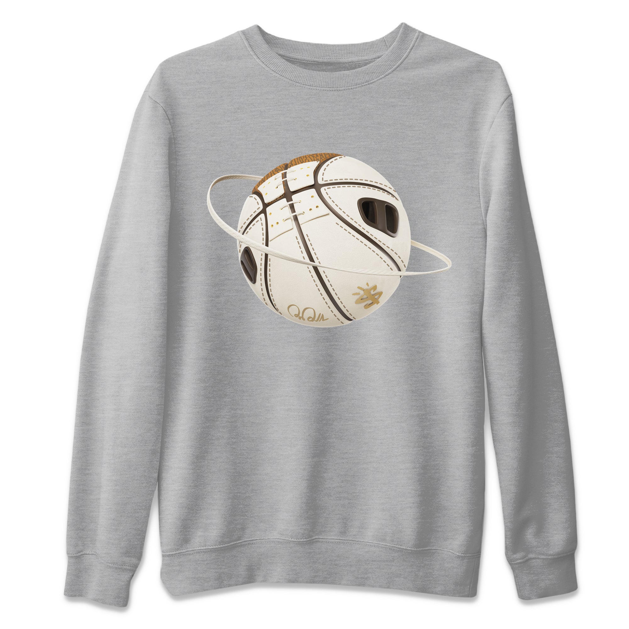 Air Jordan 3 Palomino Sneaker Match Tees Basketball Planet Streetwear Sneaker Shirt AJ3 Palomino Sneaker Release Tees Unisex Shirts Heather Grey 2