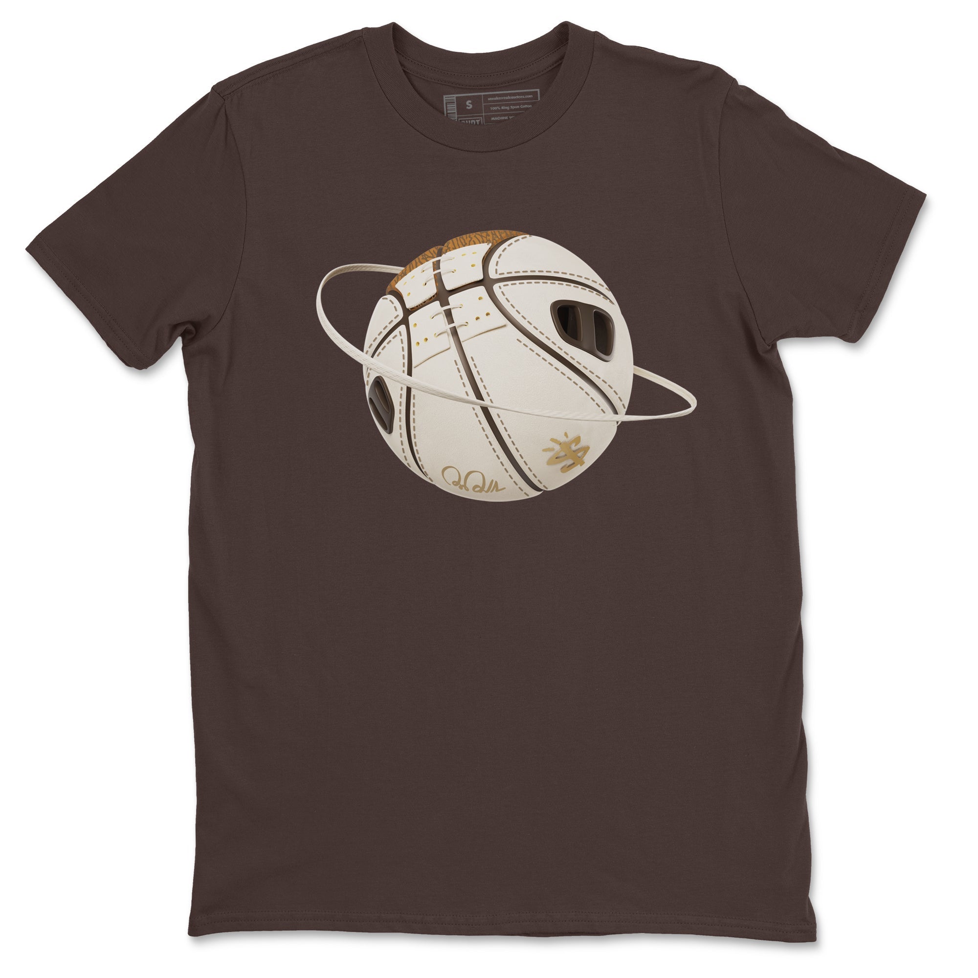 Air Jordan 3 Palomino Sneaker Match Tees Basketball Planet Streetwear Sneaker Shirt AJ3 Palomino Sneaker Release Tees Unisex Shirts Dark Chocolate 2